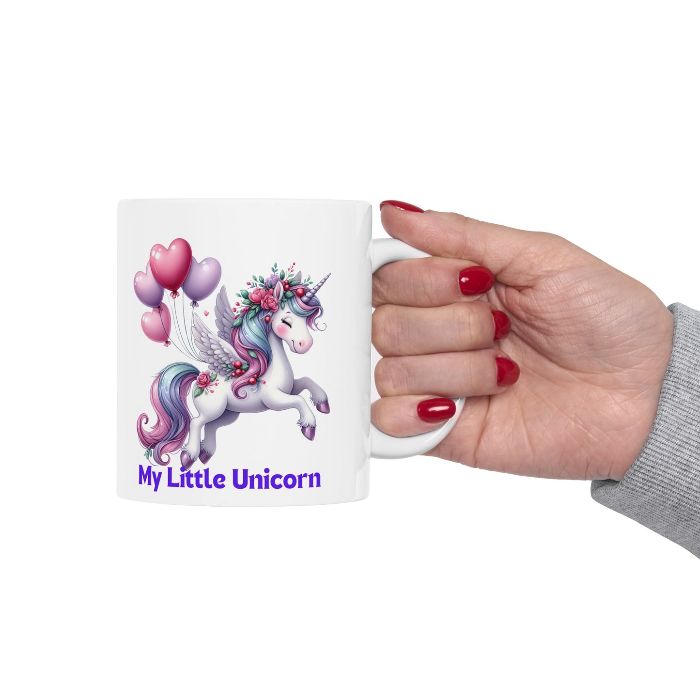 My Little Unicorn Horse Mug 11-15 Ounces White