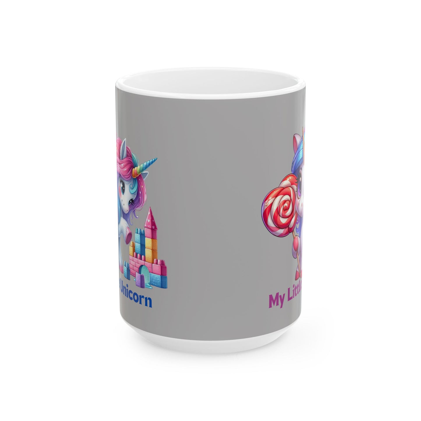 My Little Unicorn Princess Mug 11 Ounces Light Grey