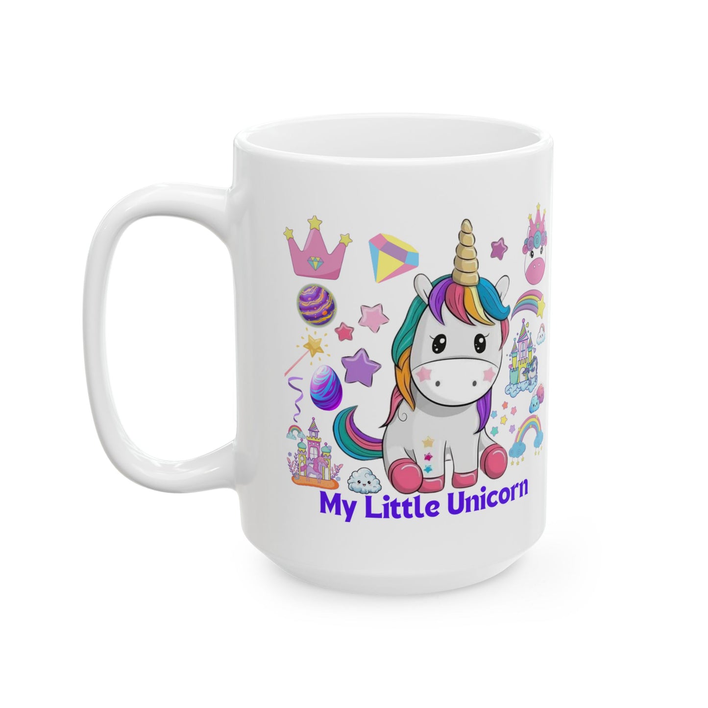 My Little Unicorn Fantasy Mug 11-15 Ounces White