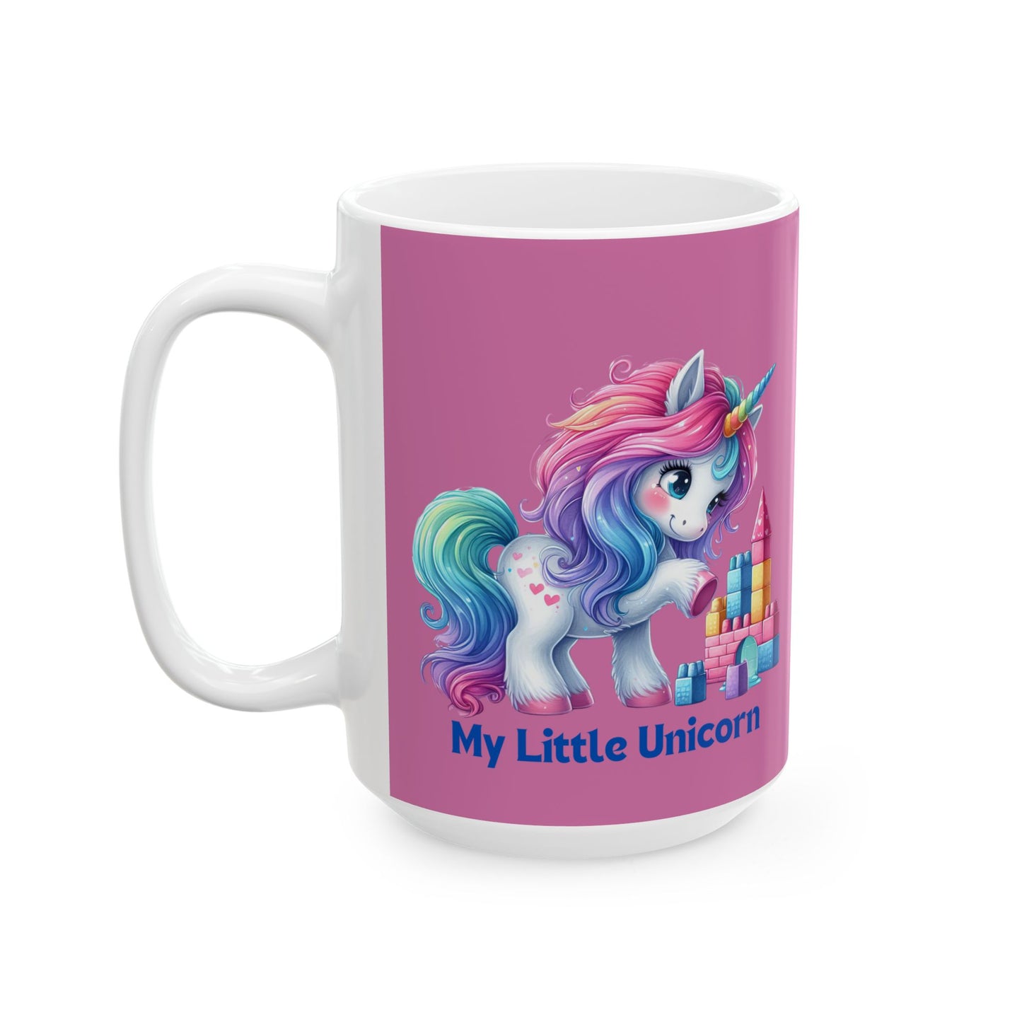 My Little Unicorn Princess Mug 11-15 Ounces Light Pink