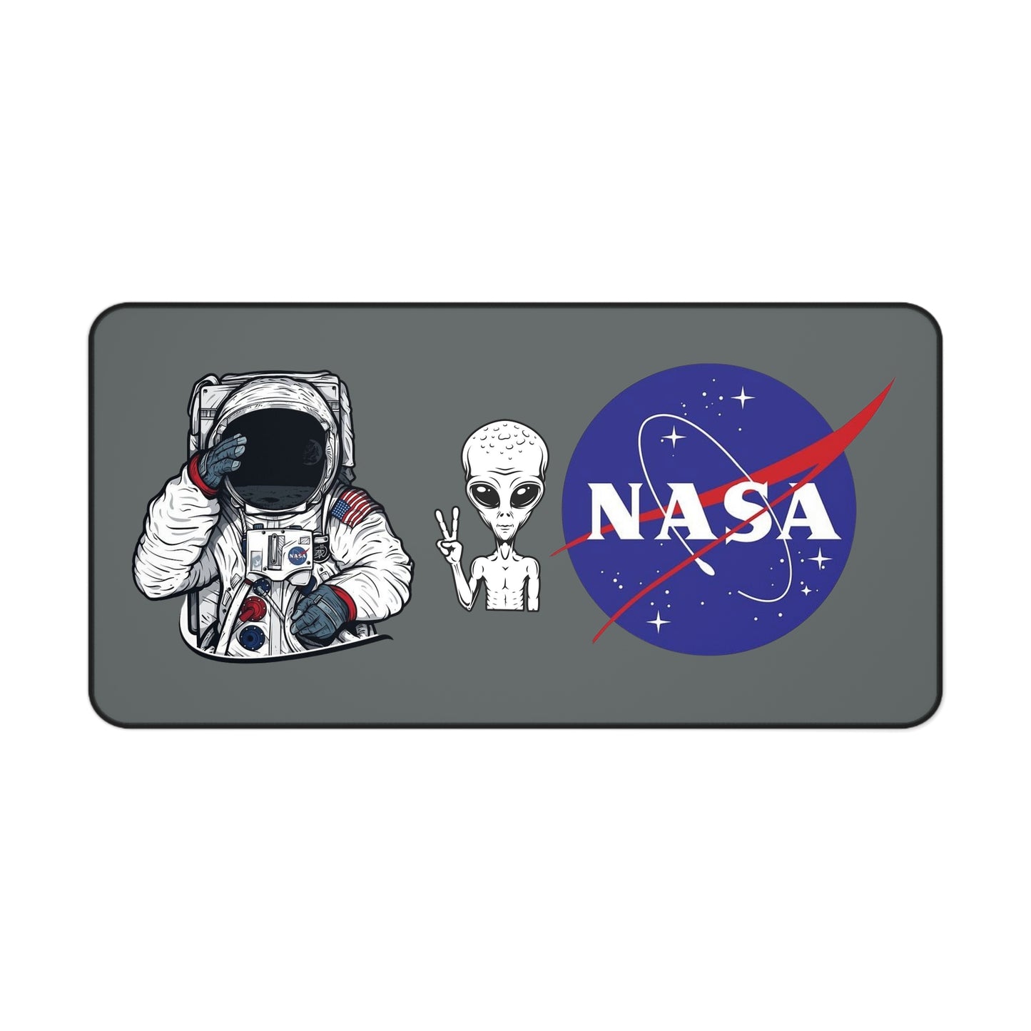 Nasa Mouse Pad Dark Grey