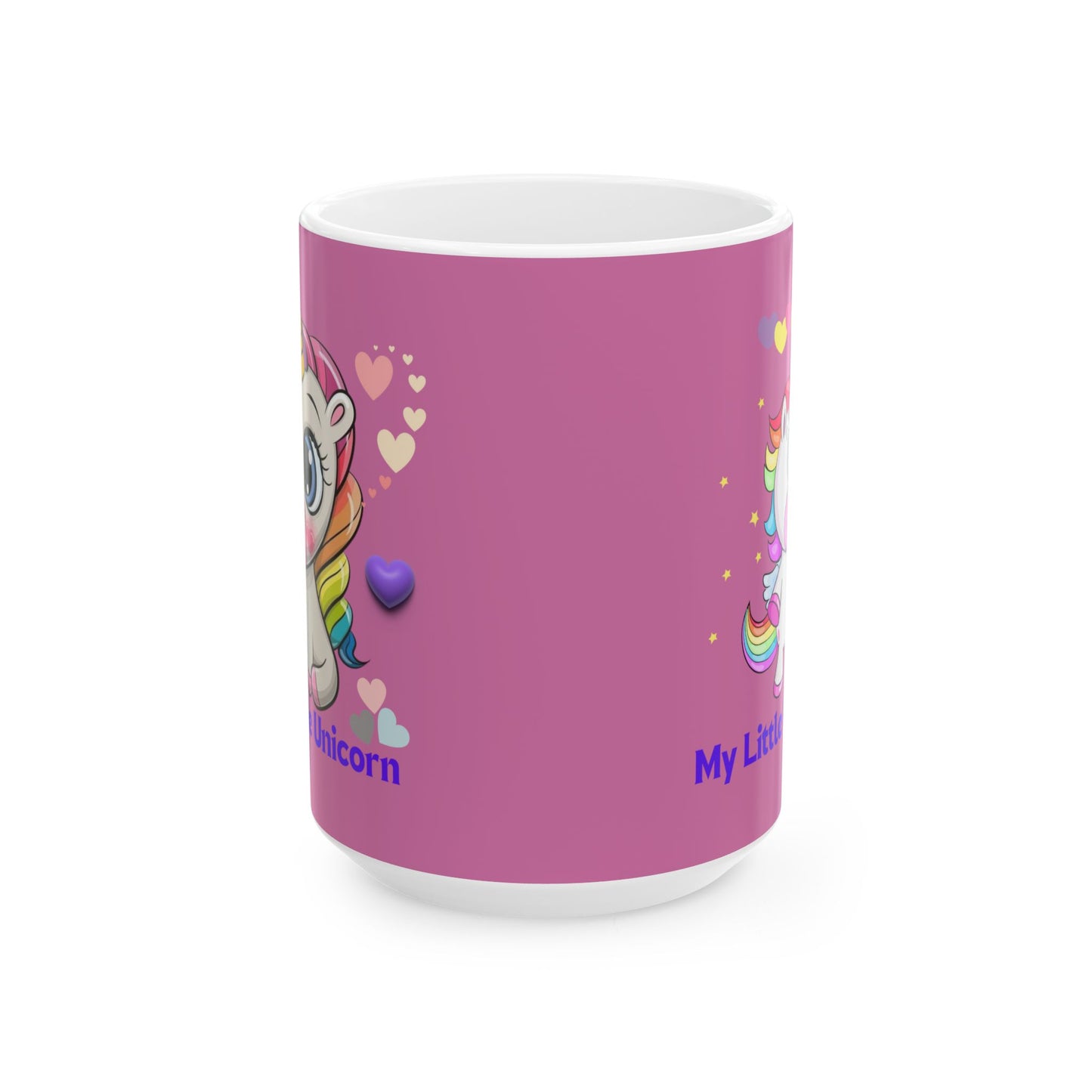 My Little Unicorn Love Mug 11-15 Ounces Light Pink