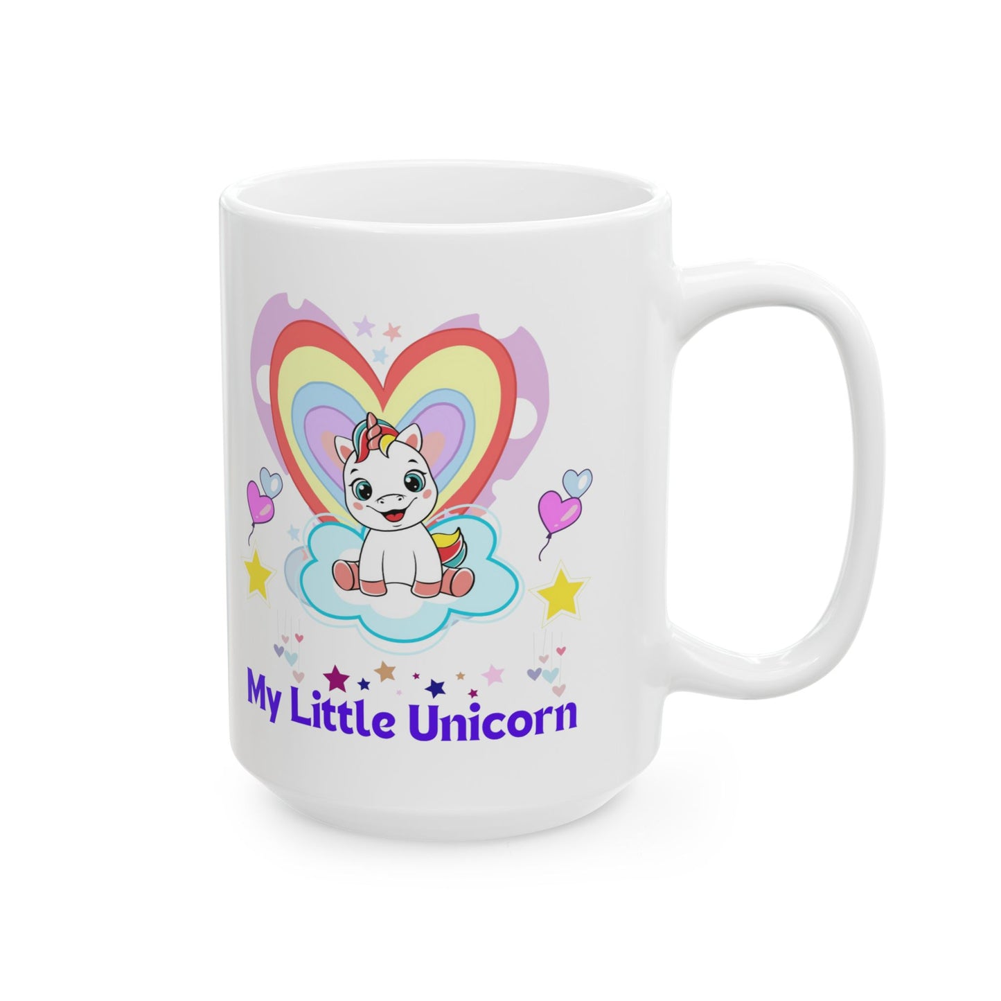 My Little Gold Star Unicorn Mug 11-15 Onces White