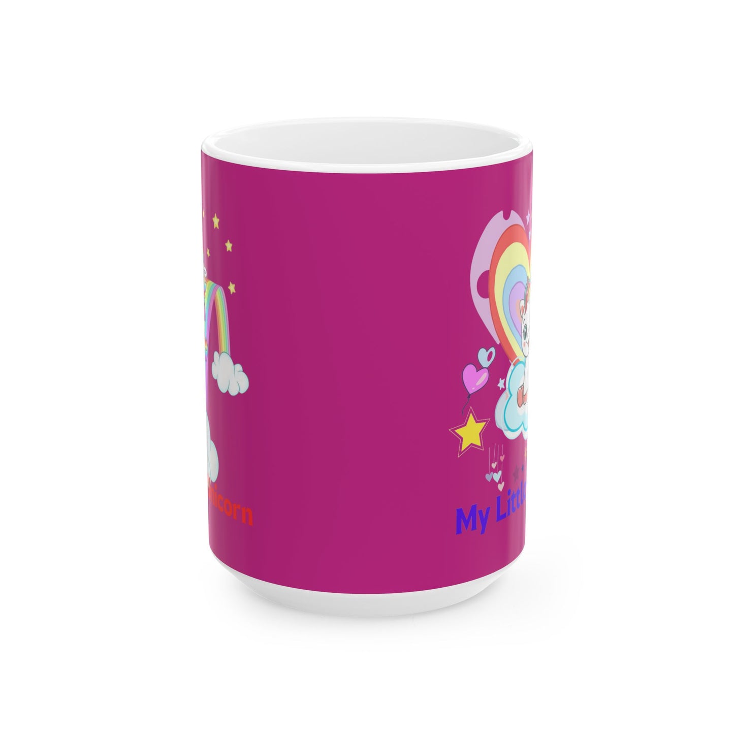My Little Gold Star Unicorn Mug 11-15 Ounces Pink