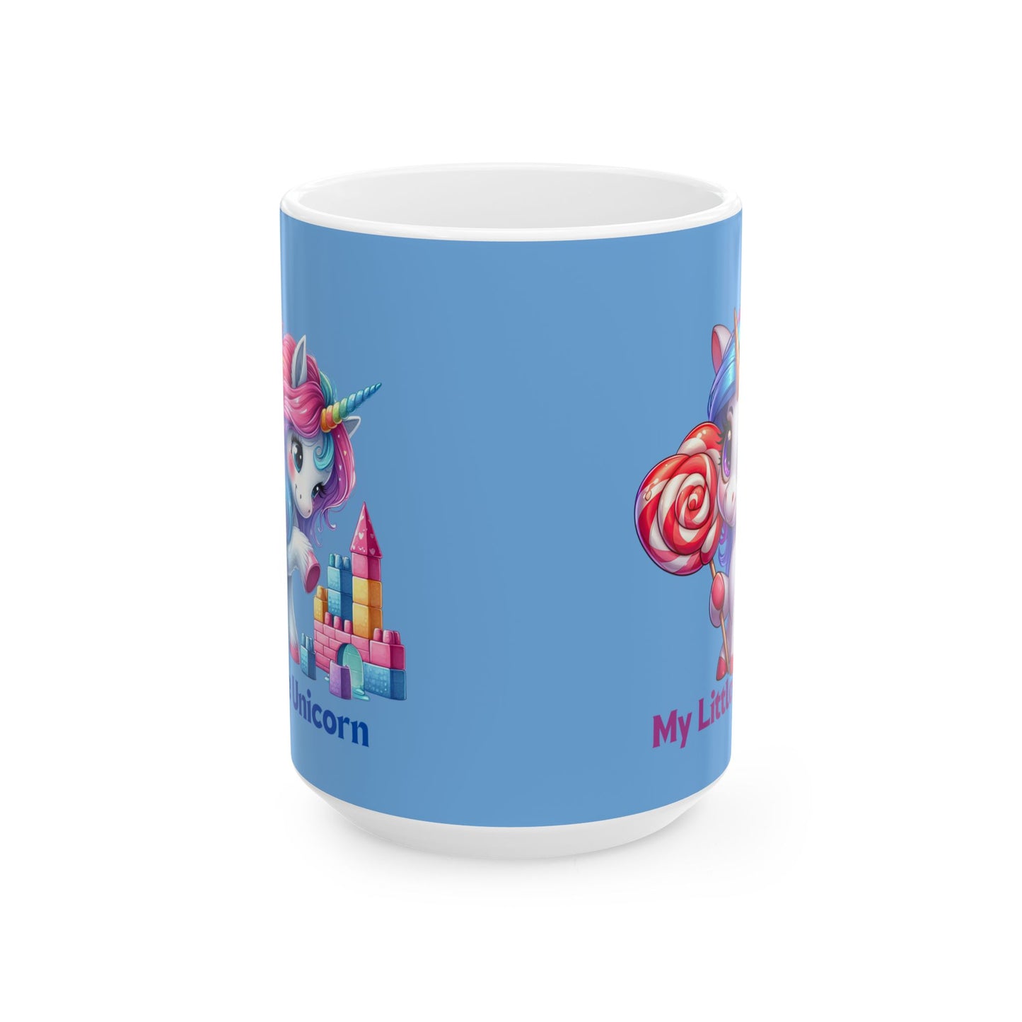 My Little Unicorn Princess Mug 11-15 Ounces Light Blue