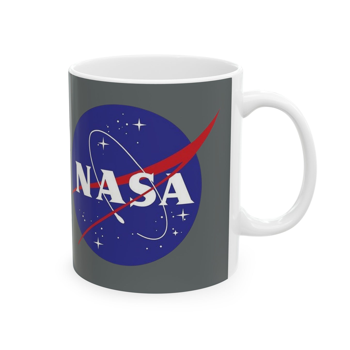 Nasa Alien Mug 11 Ounces Dark Grey