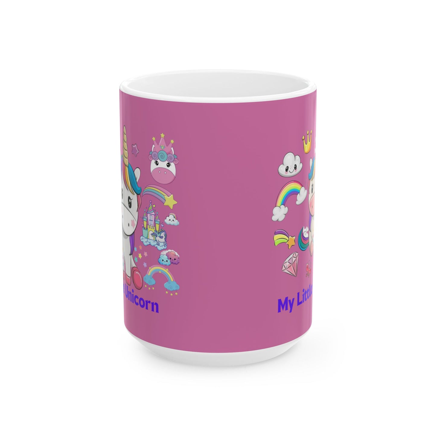 My Little Unicorn Fantasy Mug 11-15 Ounces Light Pink