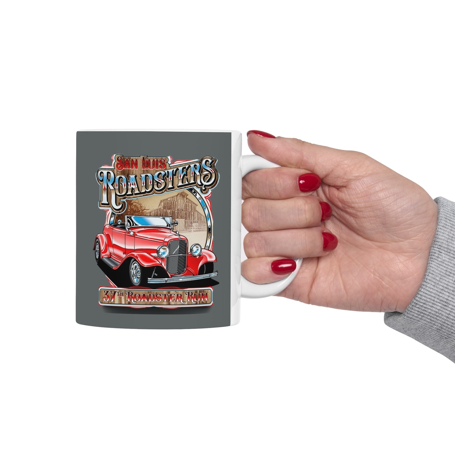 RoadSters Mug 11 Ounces Dark Grey