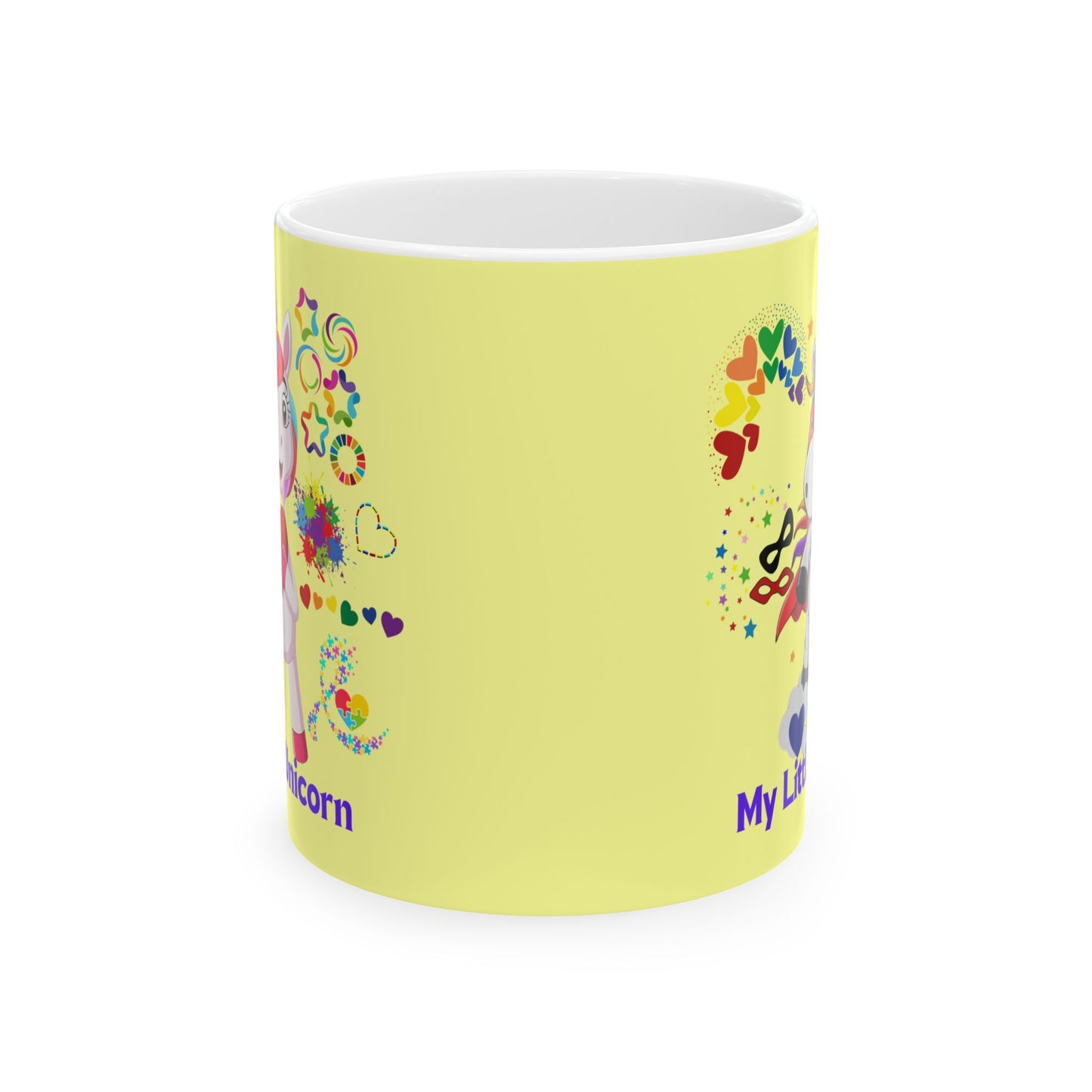 My Little Unicorn Couple Mug 11-15 Ounces Pink
