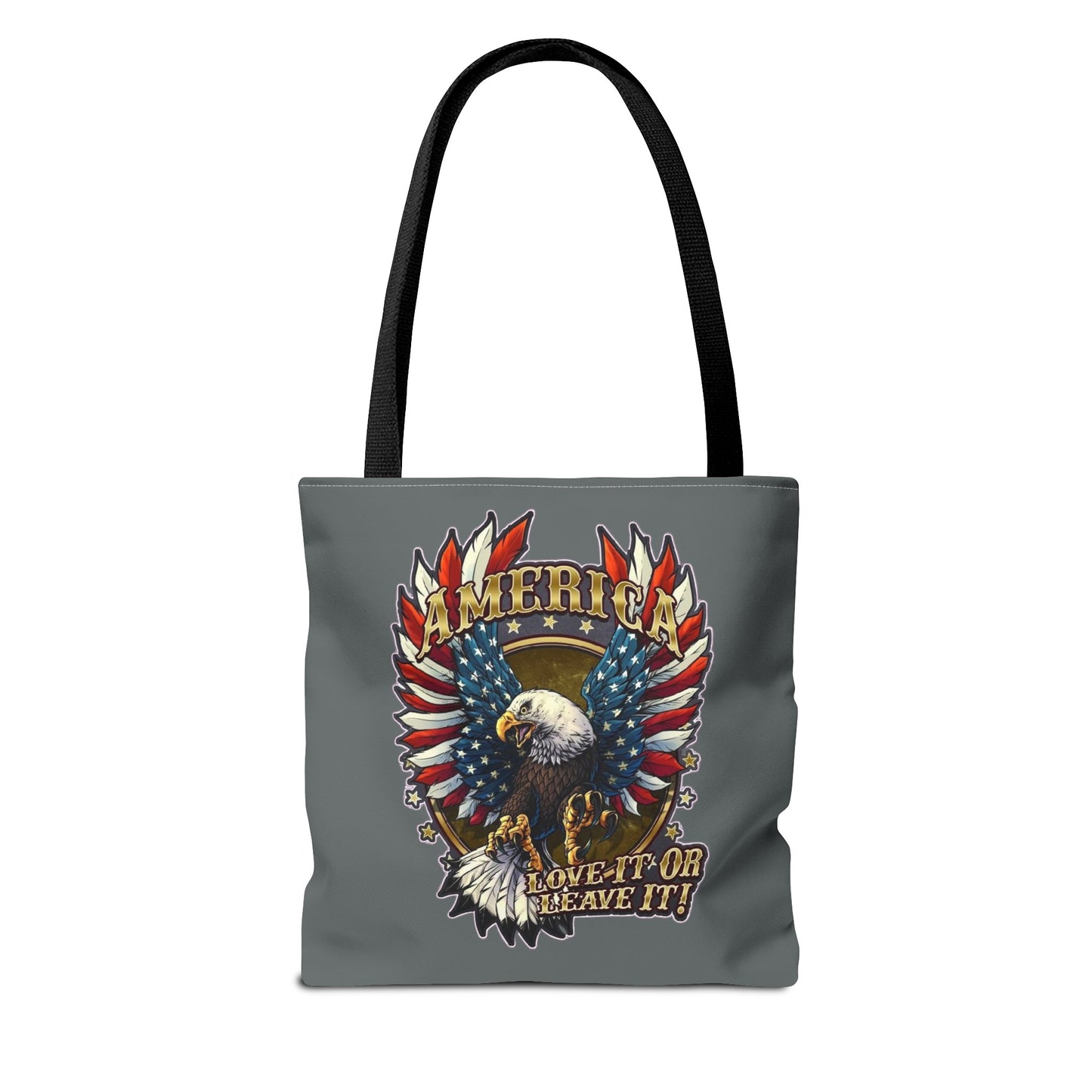 Eagle Usa Tote Bag Dark Grey