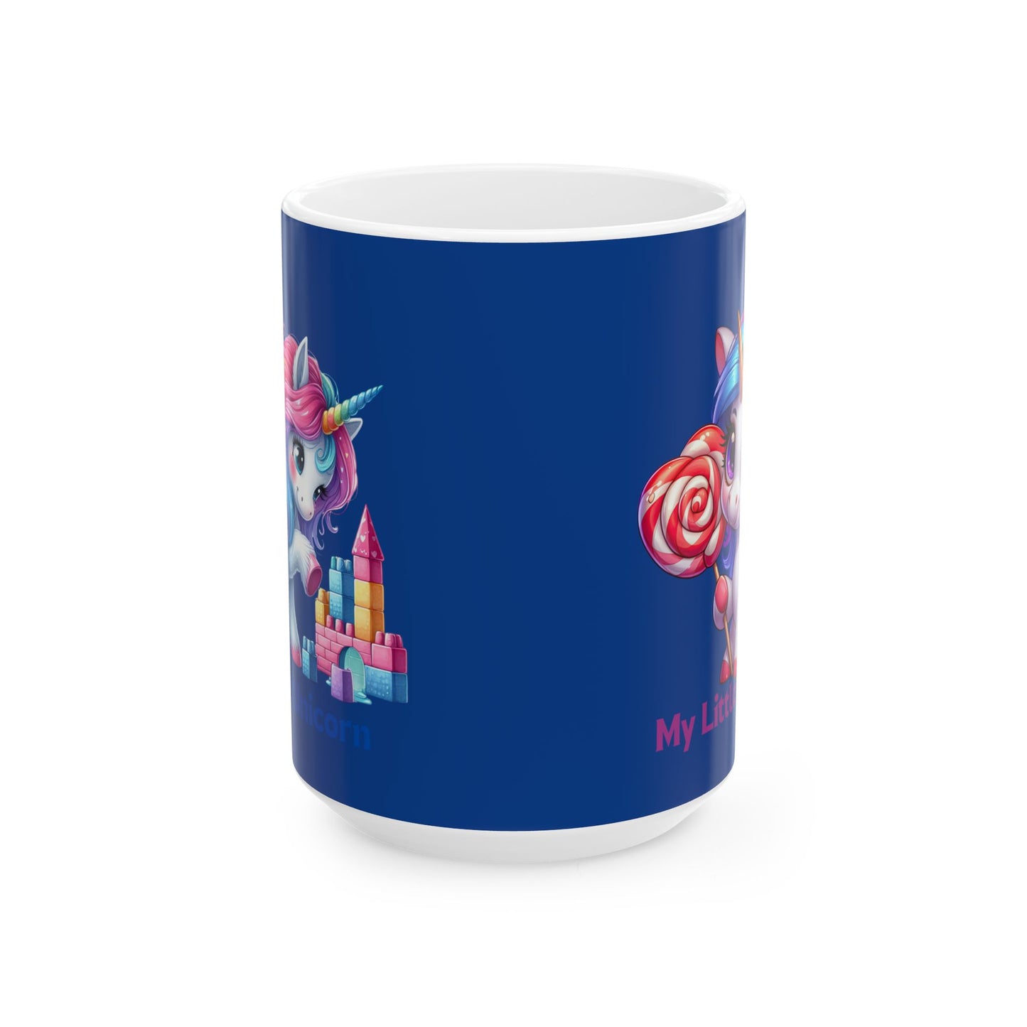 My Little Unicorn Princess Mug 11-15 Ounces Dark Blue