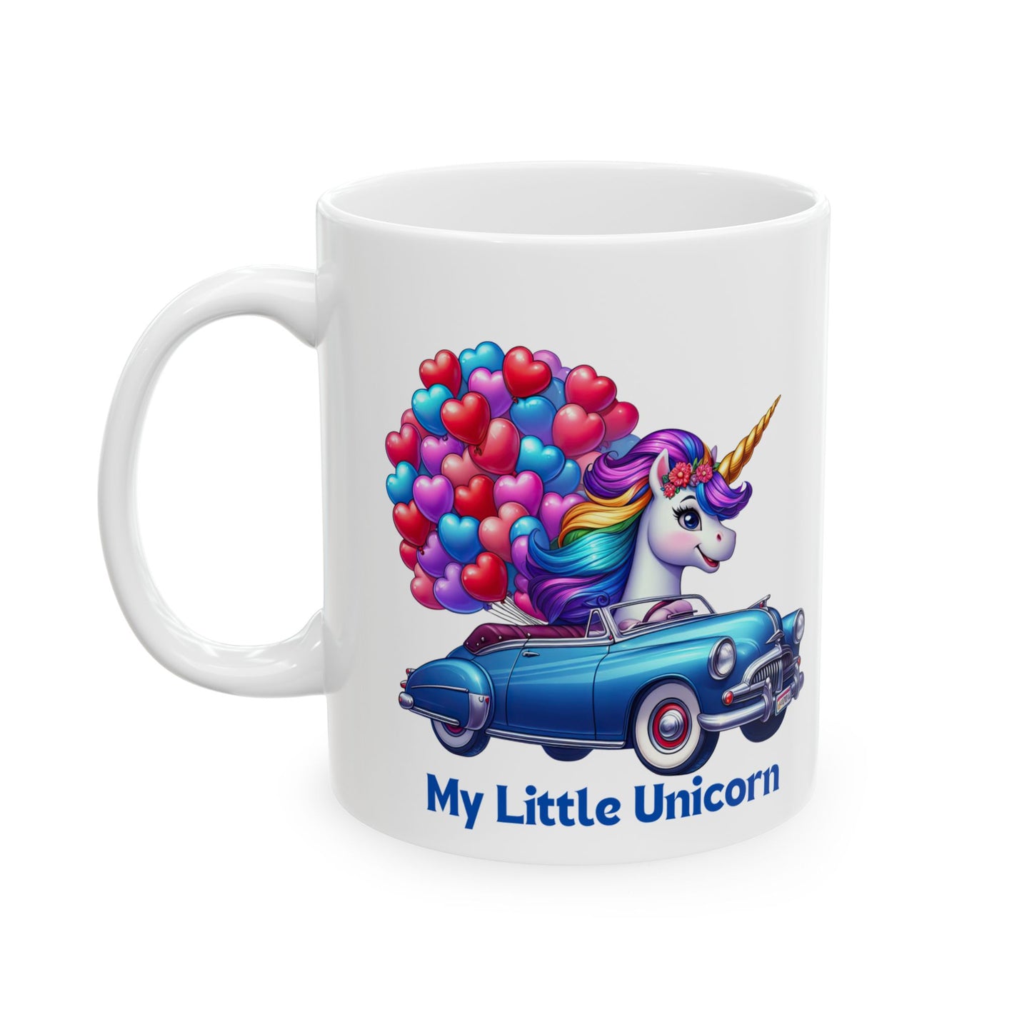 My Little Unicorn Horse Mug 11-15 Ounces White