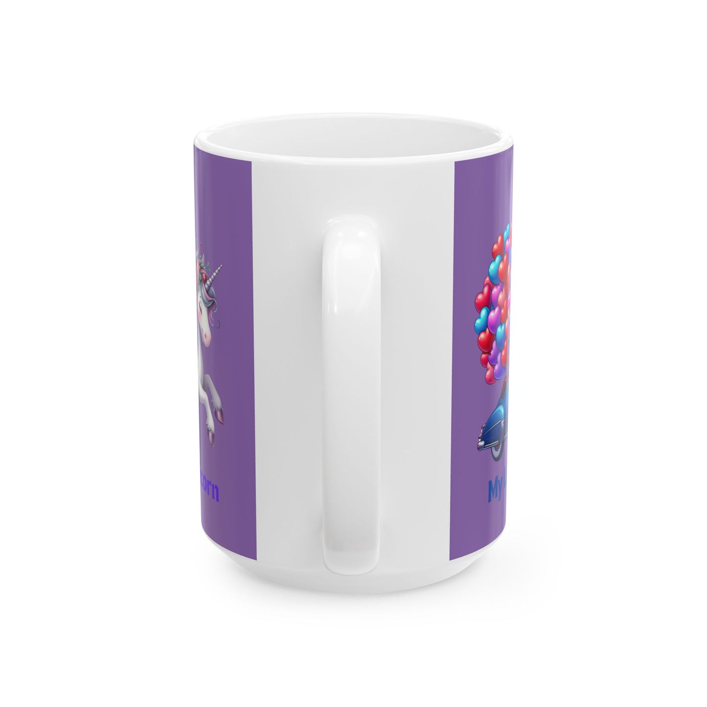 My Little Unicorn Horse Mug 11 Ounces Light Purple