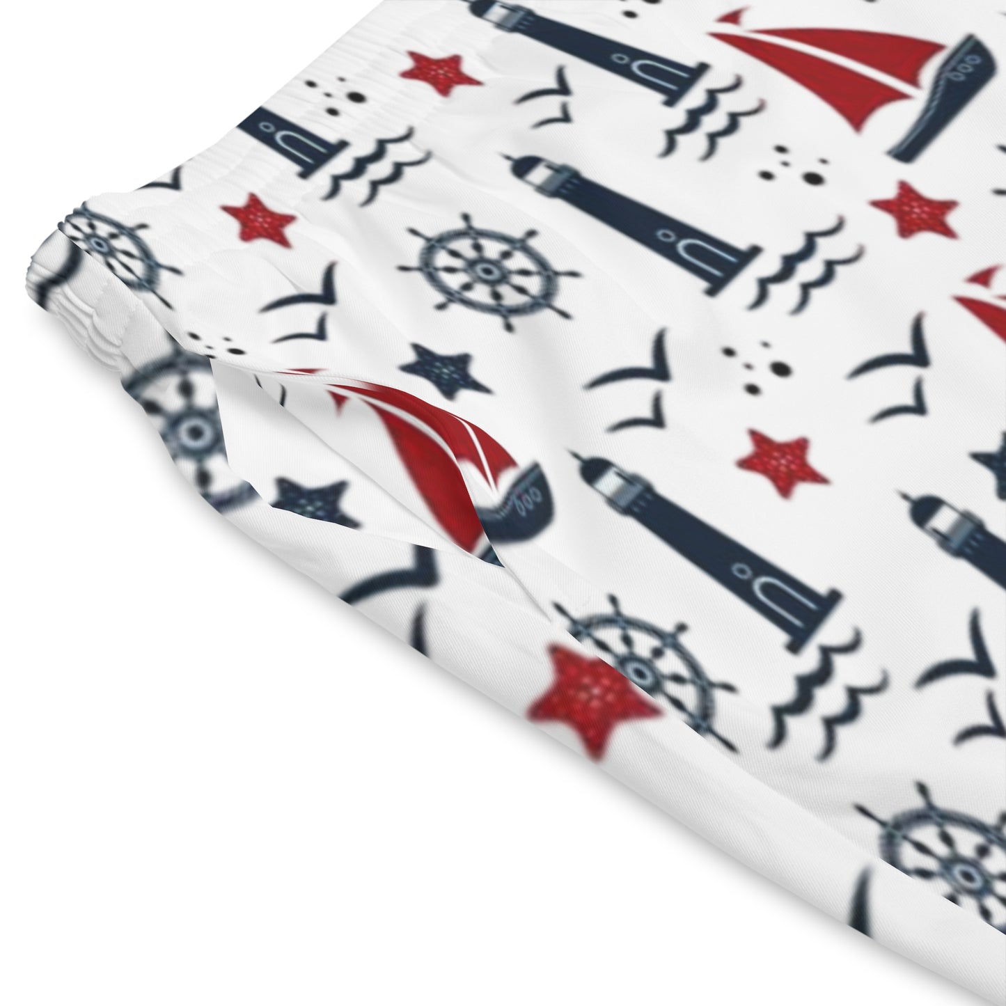 Men's Elastic Beach Shorts (AOP)