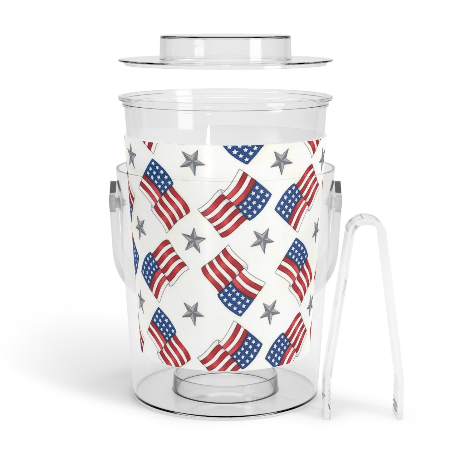 Ice Bucket with Tongs
