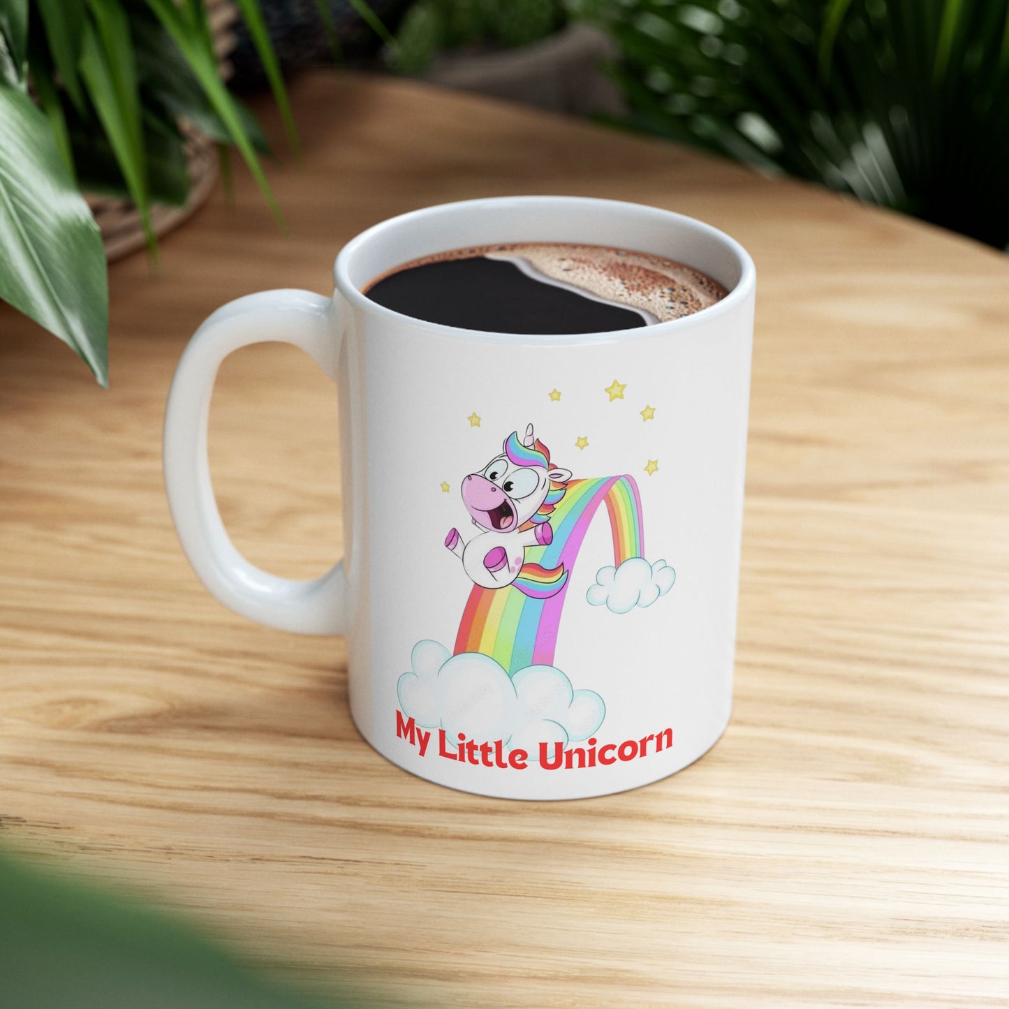 My Little Gold Star Unicorn Mug 11-15 Onces White