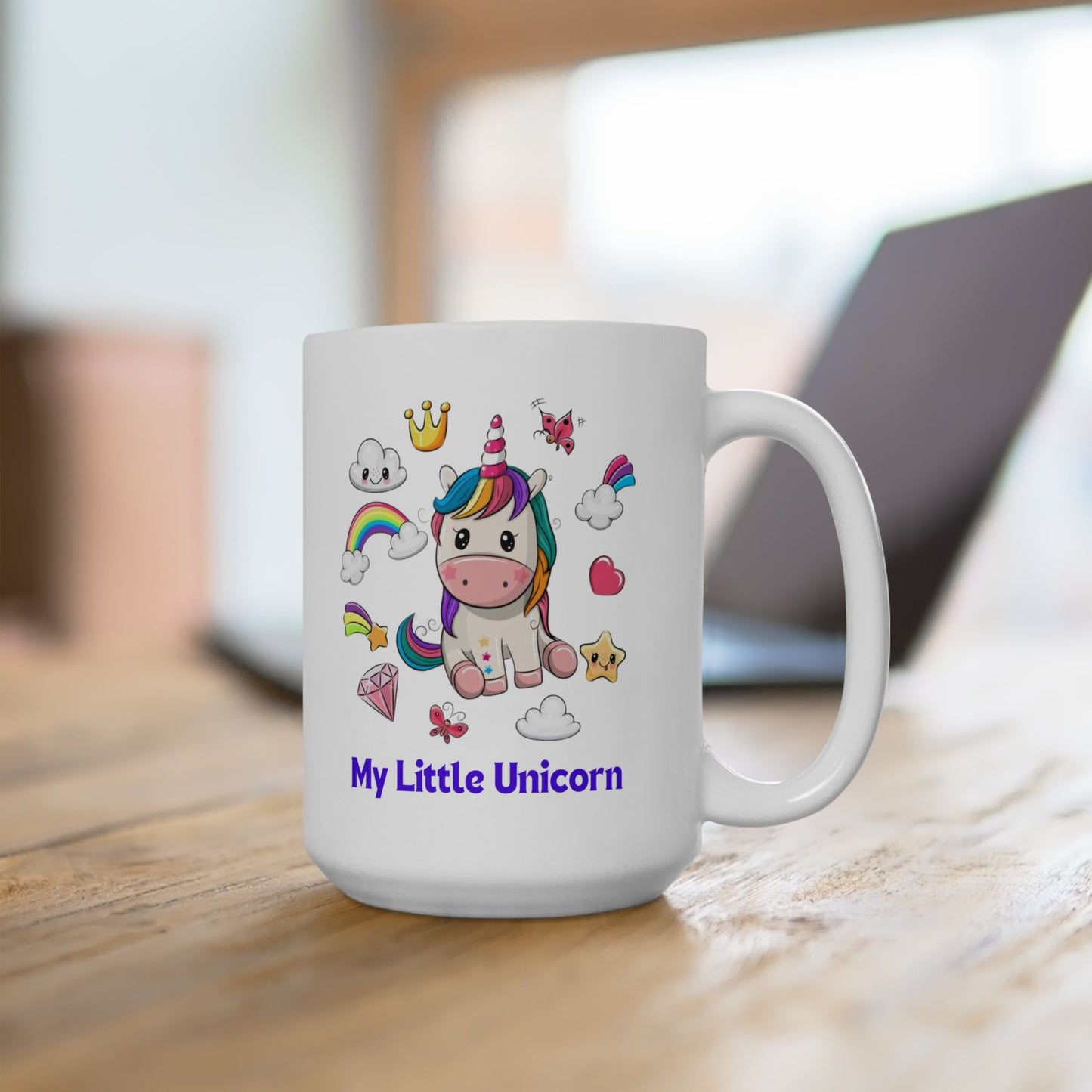 My Little Unicorn Fantasy Mug 11-15 Ounces White