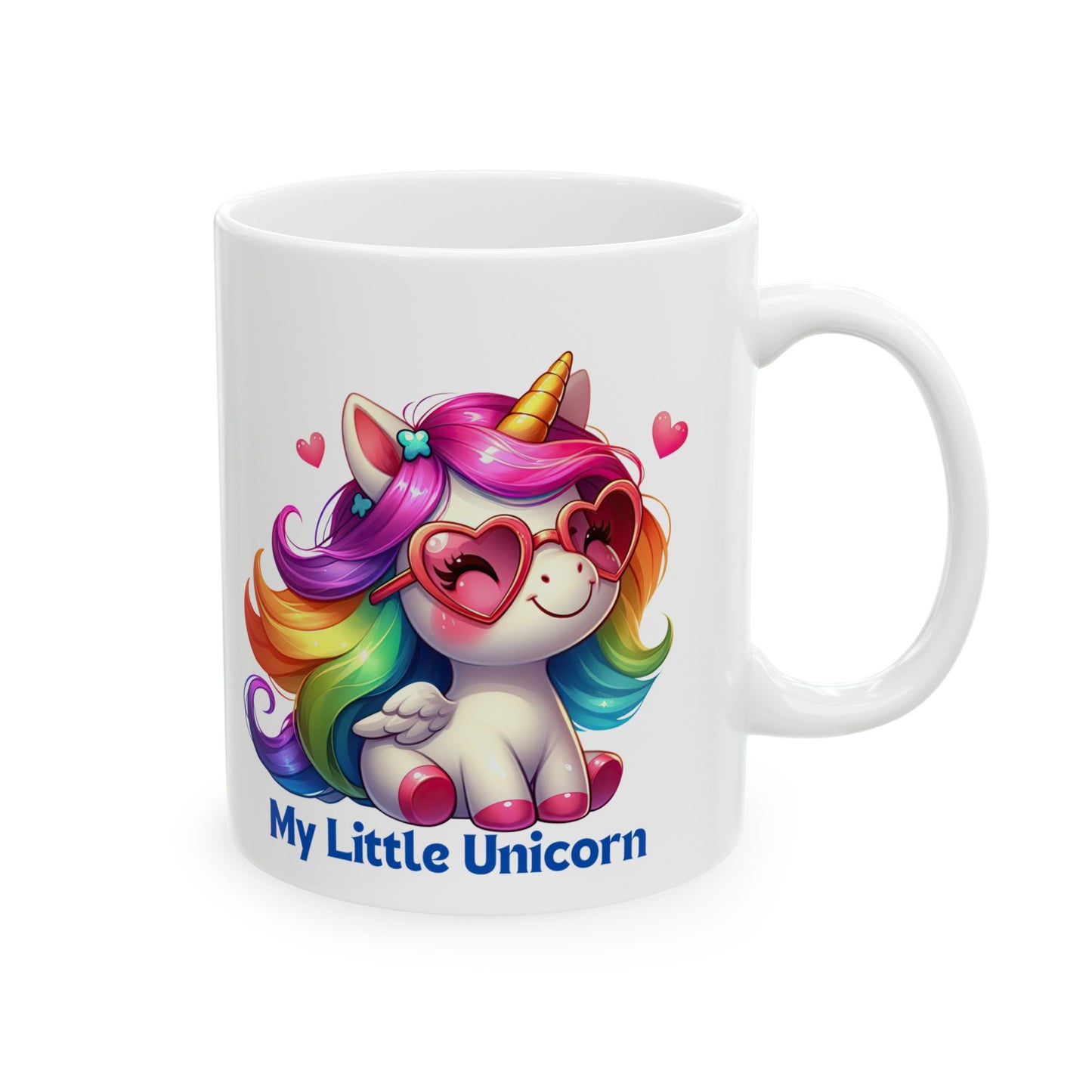 My Little Unicorn Rainbow Mug 11-15 Ounces White