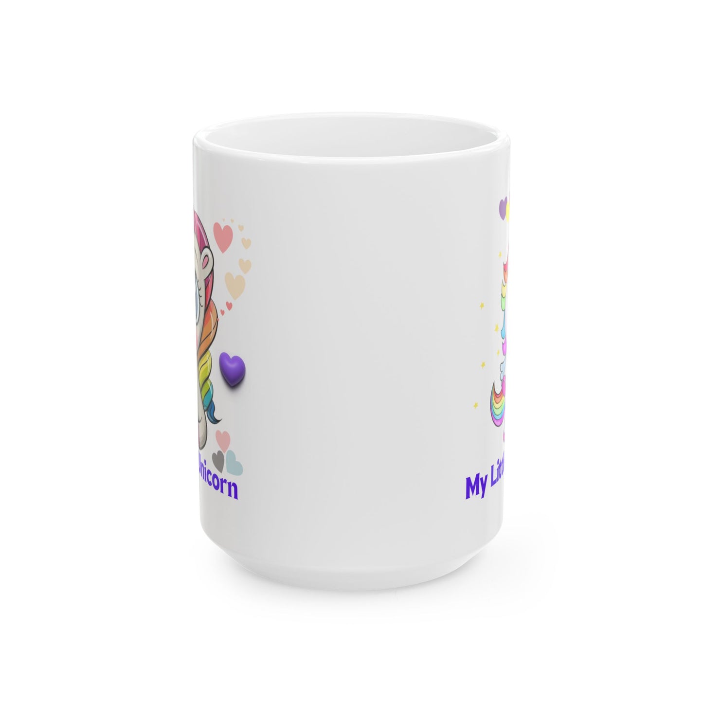 My Little Unicorn Love Mug 11-15 Ounces Light White