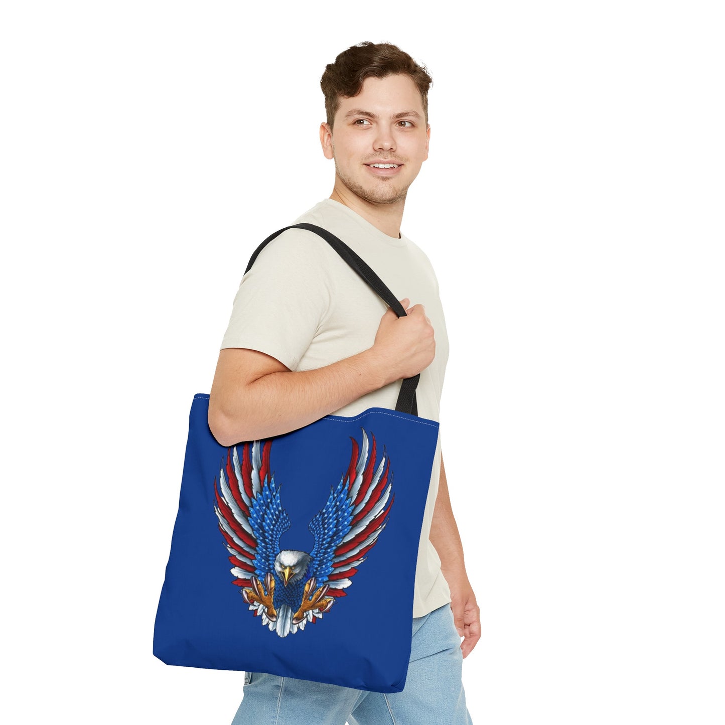 Eagle Usa Tote Bag Dark Blue