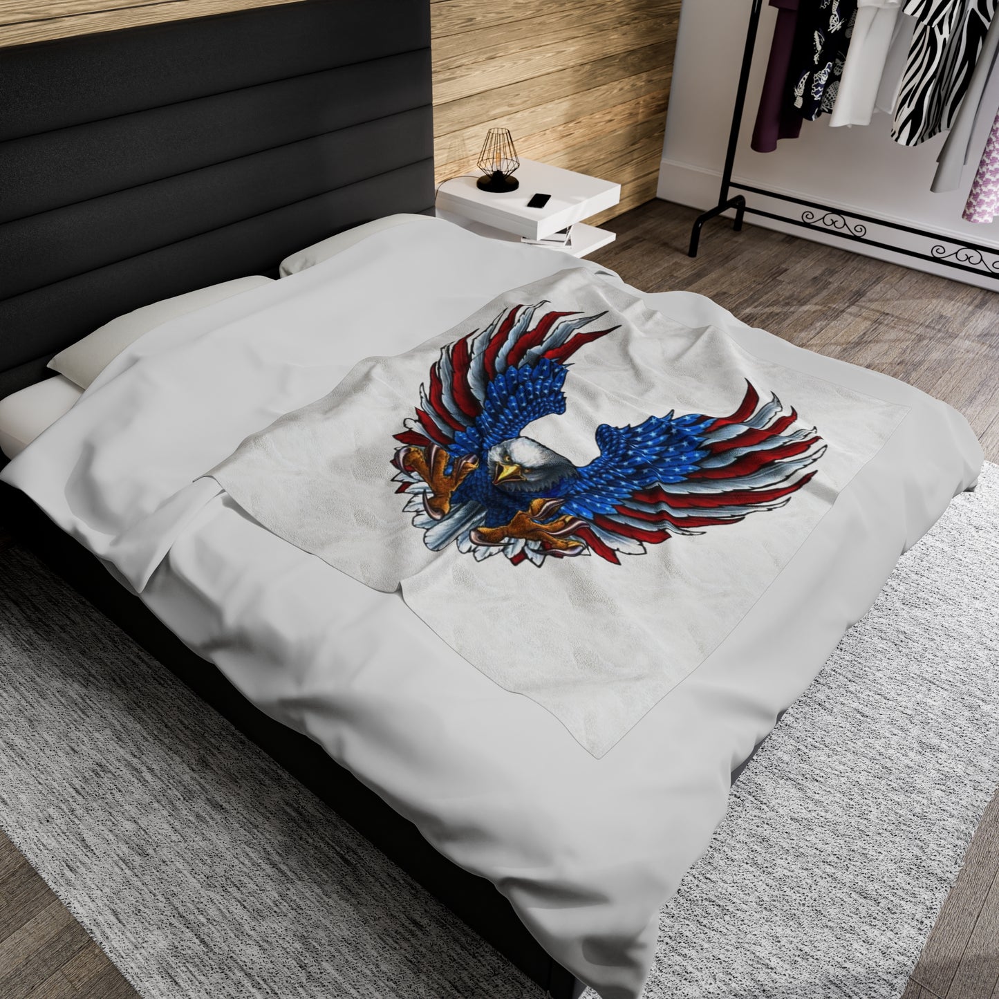 Eagle Usa Blankets White