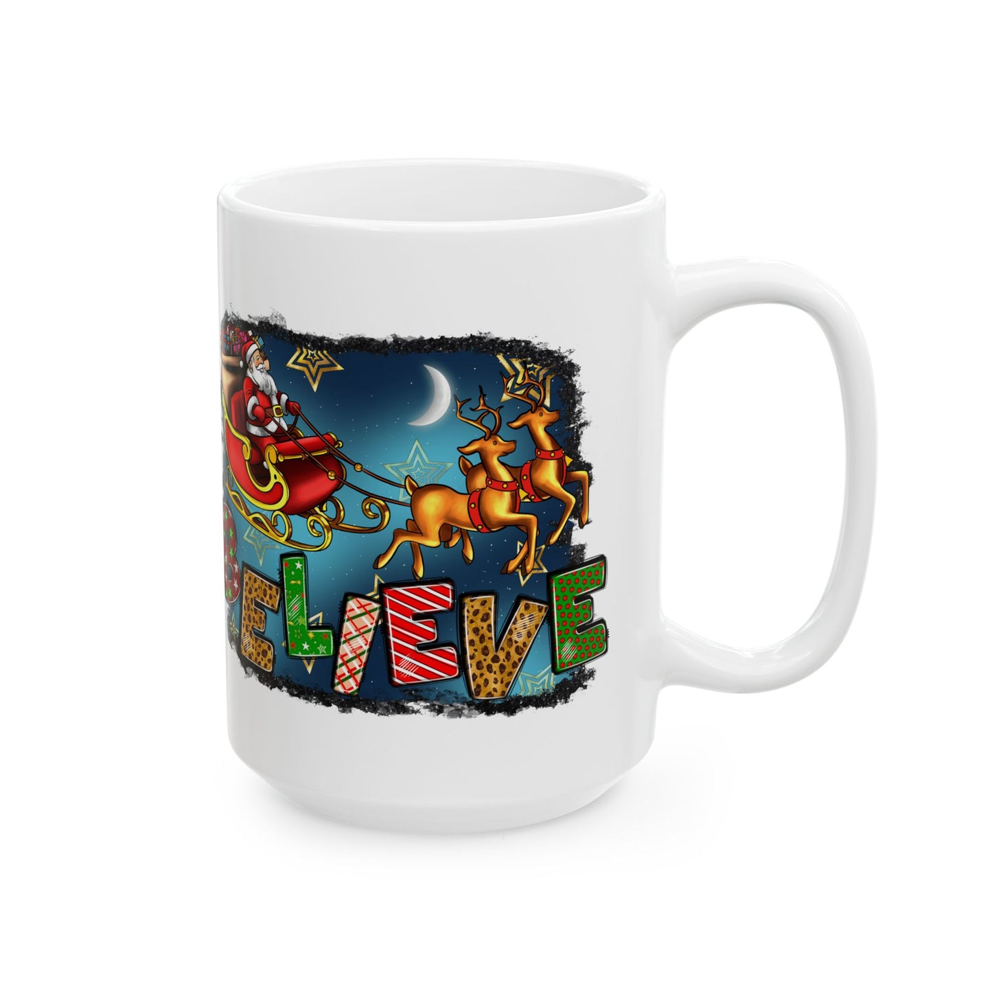 Merry Chritsmas Mug 11-15 Onces White