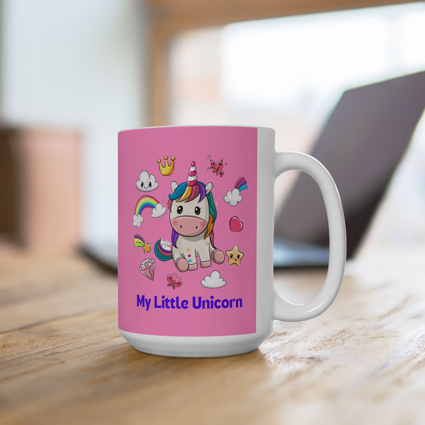My Little Unicorn Fantasy Mug 11-15 Ounces Pink