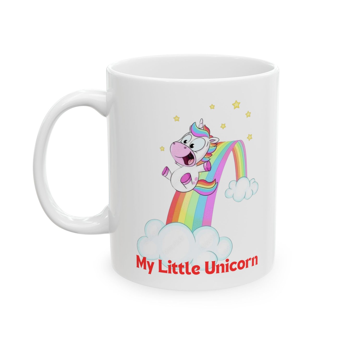 My Little Gold Star Unicorn Mug 11-15 Onces White