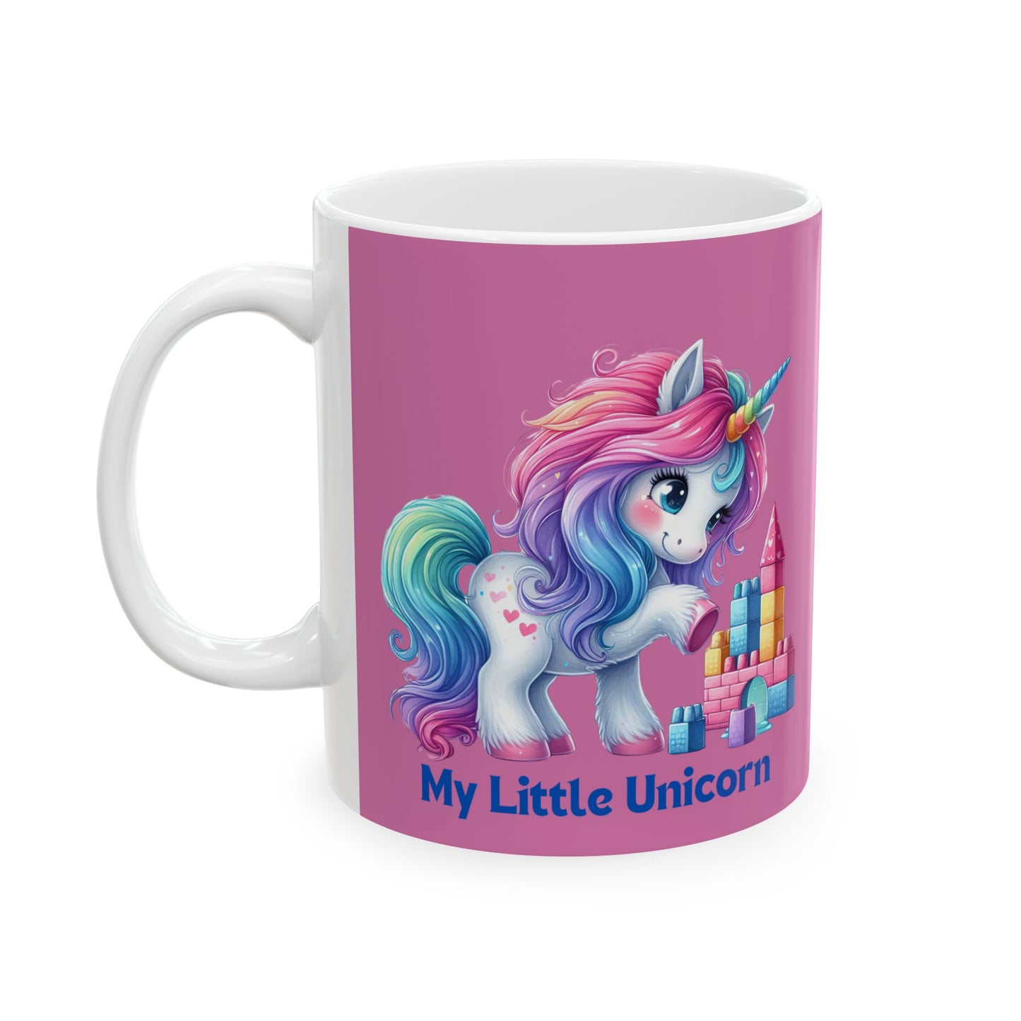 My Little Unicorn Princess Mug 11-15 Ounces Light Pink