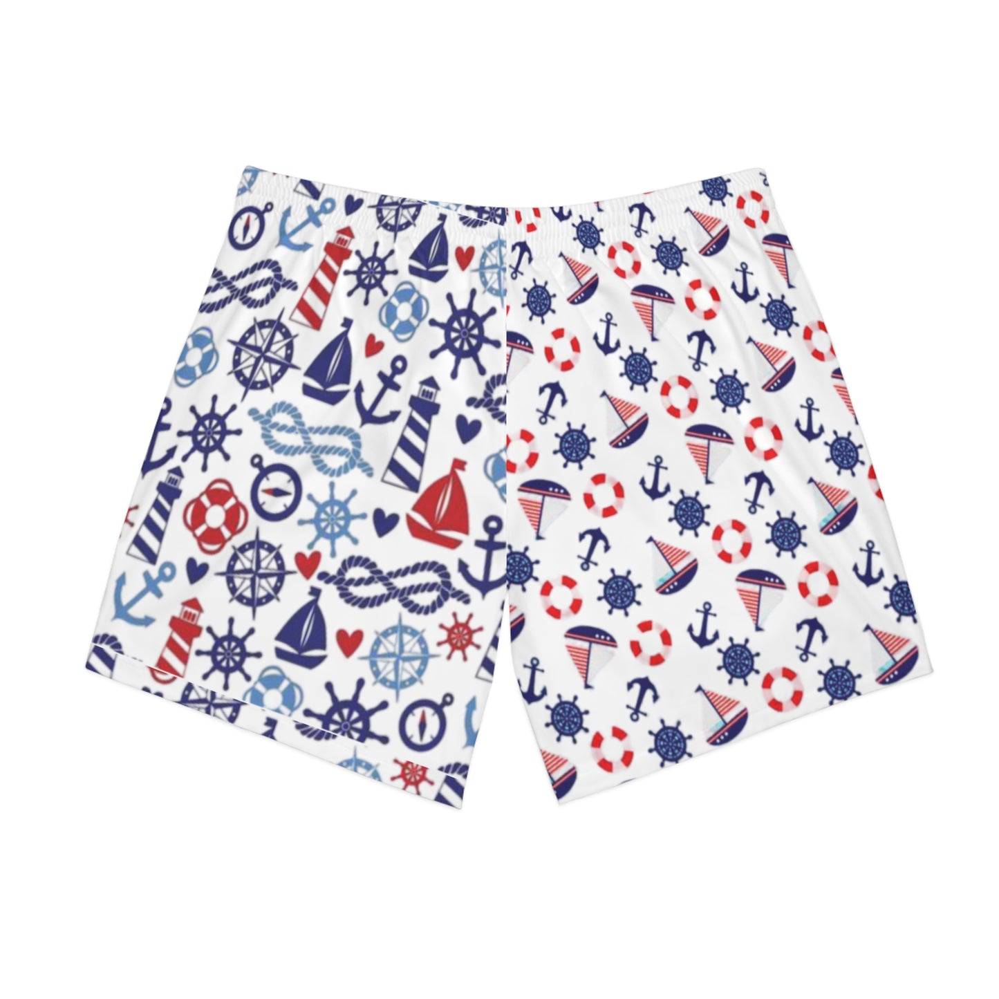 Men's Elastic Beach Shorts (AOP)