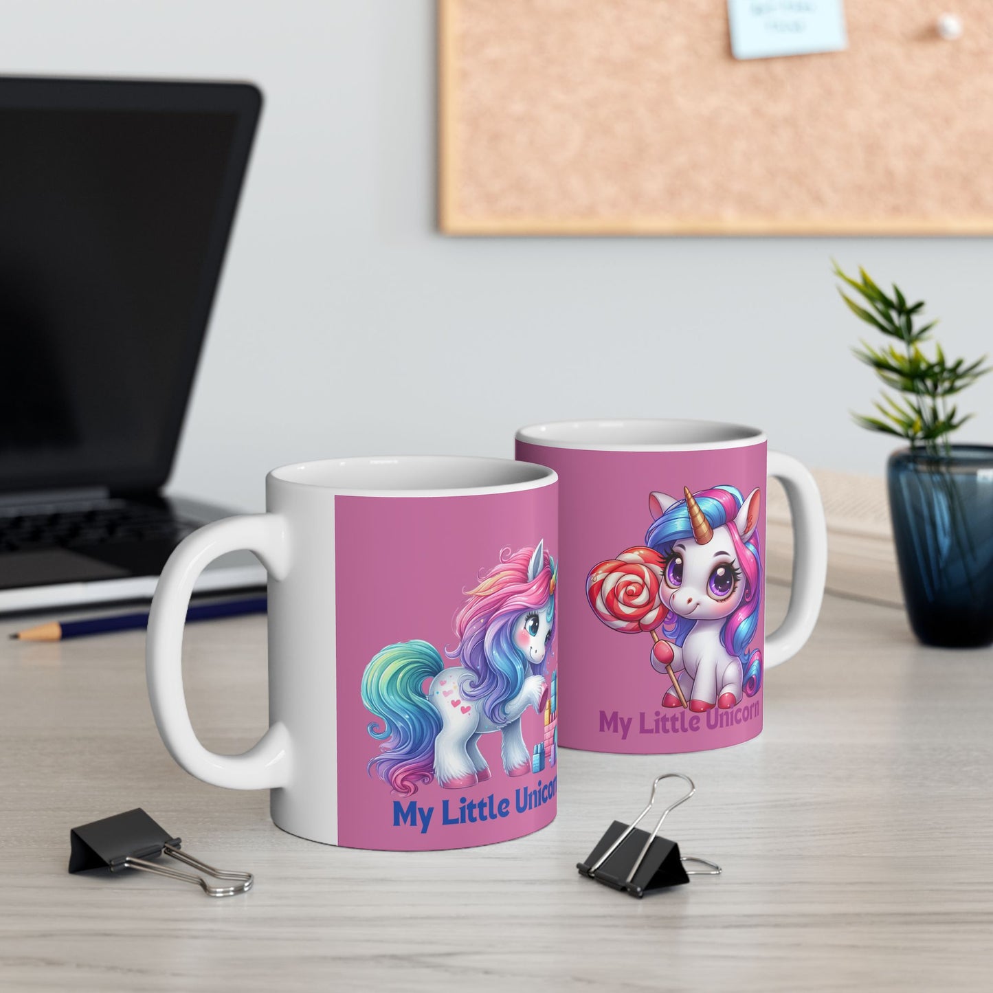 My Little Unicorn Princess Mug 11-15 Ounces Light Pink