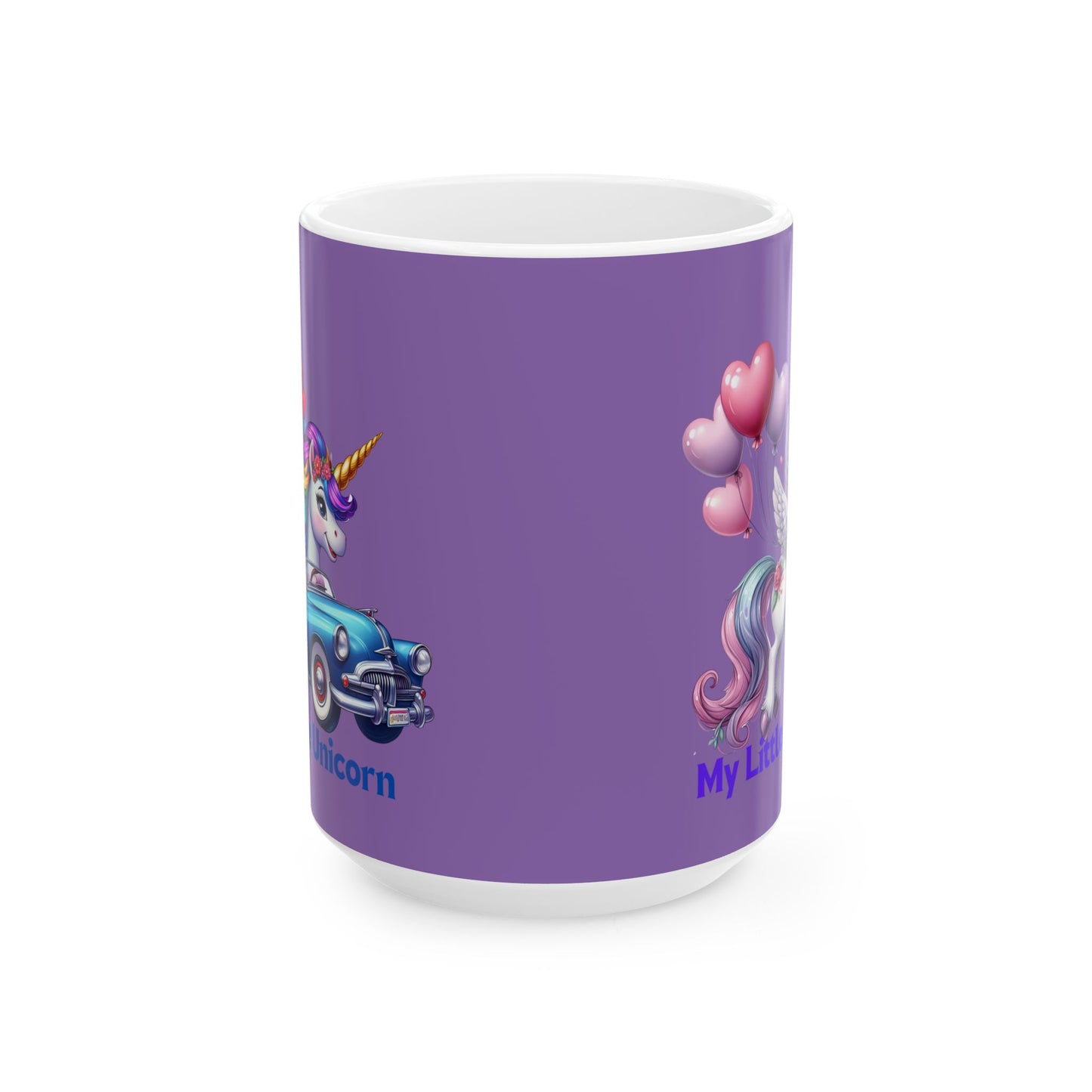 My Little Unicorn Horse Mug 11 Ounces Light Purple