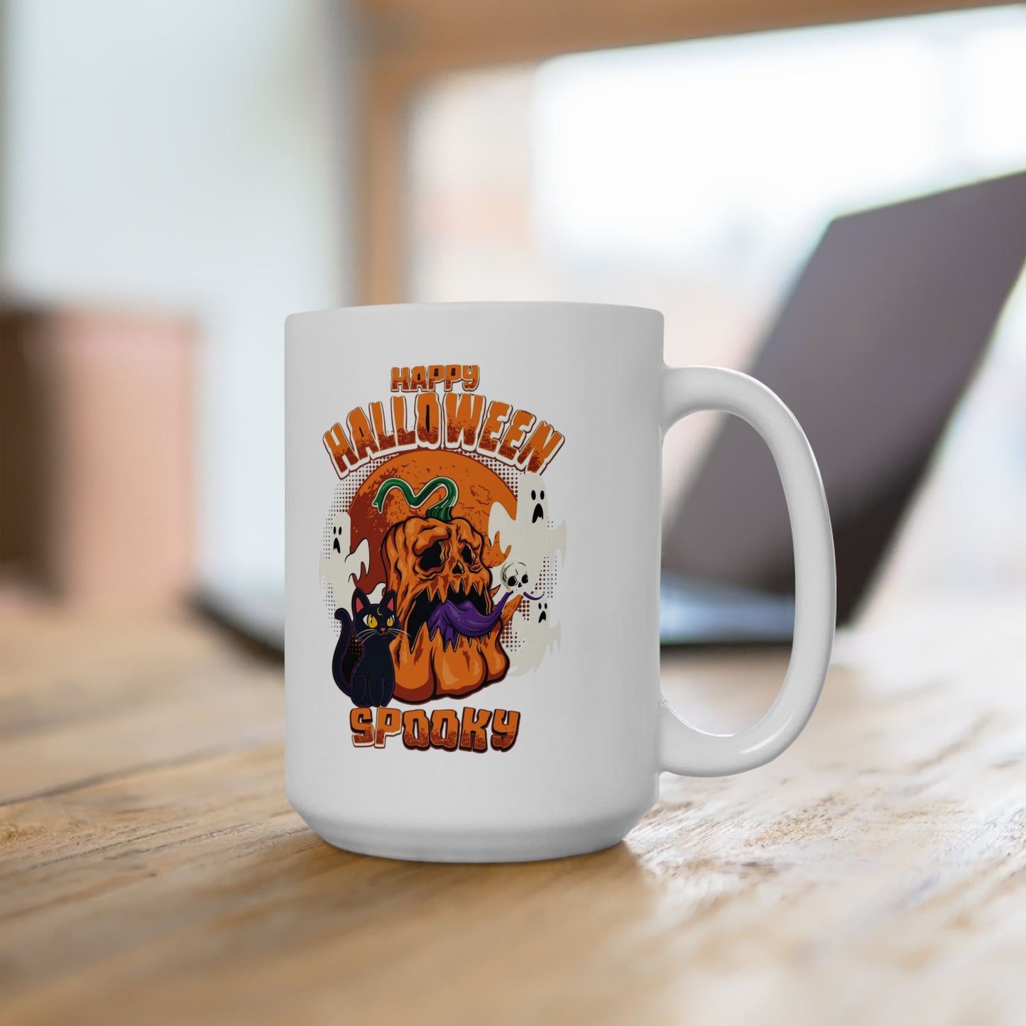 Happy Halloween Mug 11-15 Onces White