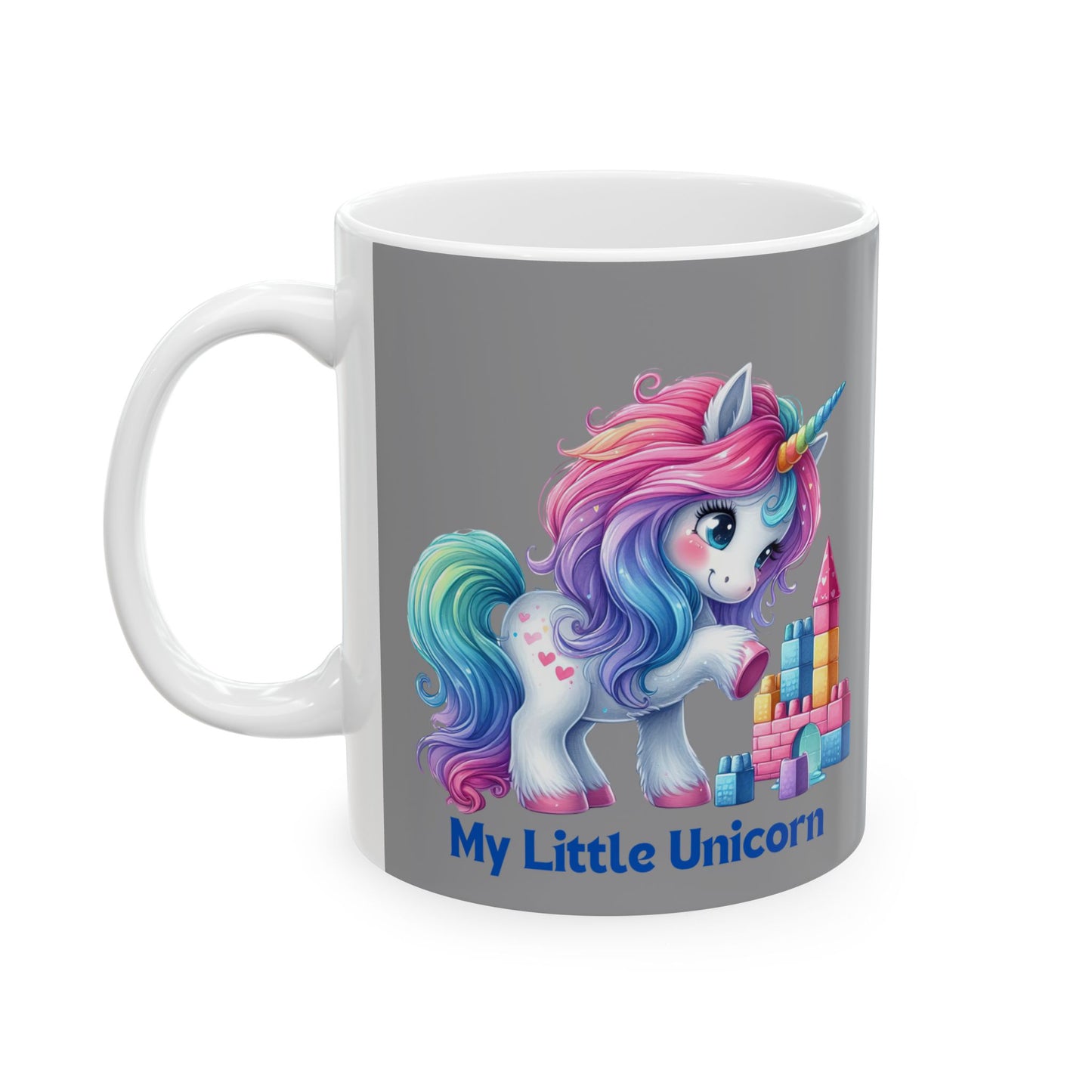 My Little Unicorn Princess Mug 11-15 Ounces Grey