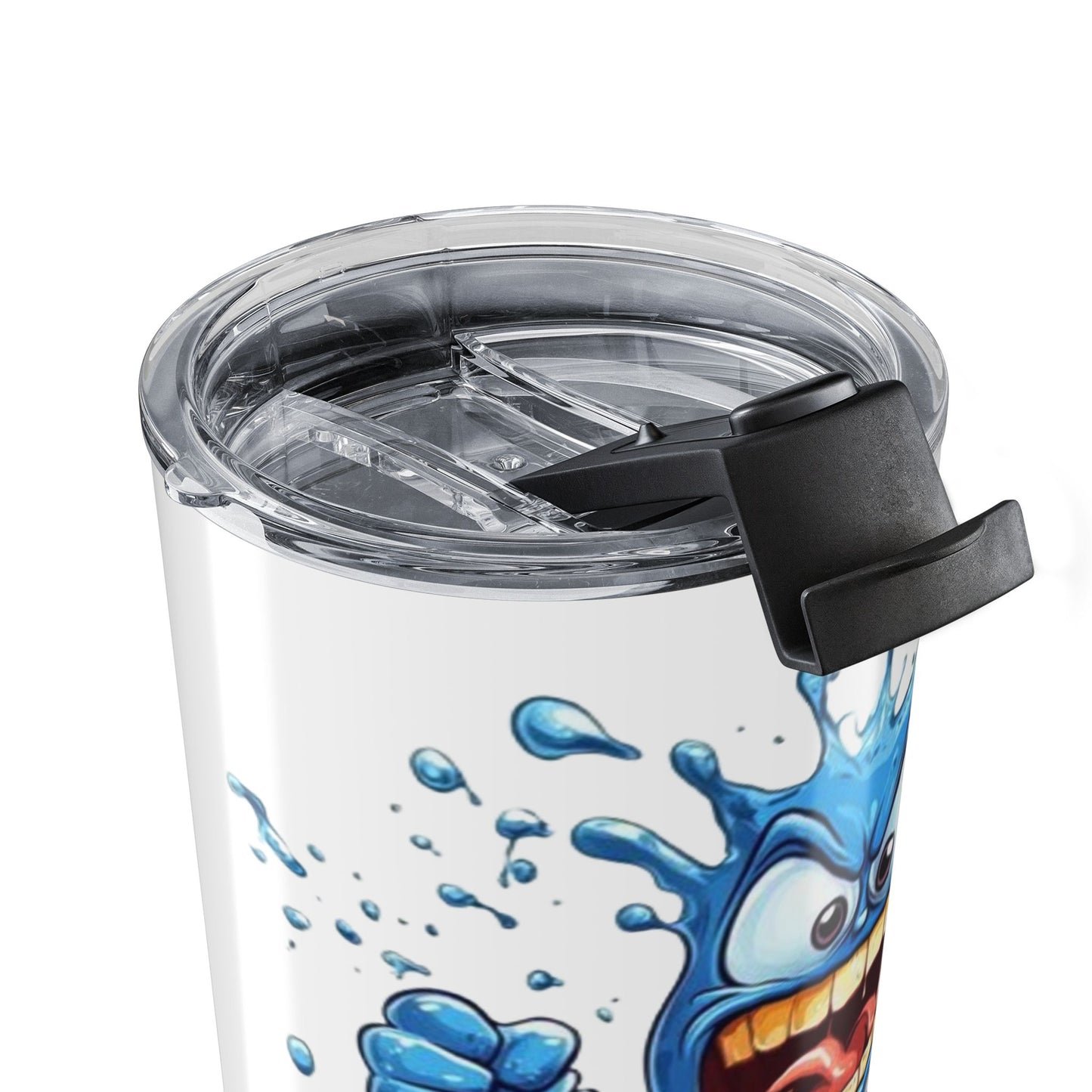 Angry Water Tumbler 20 Ounces White