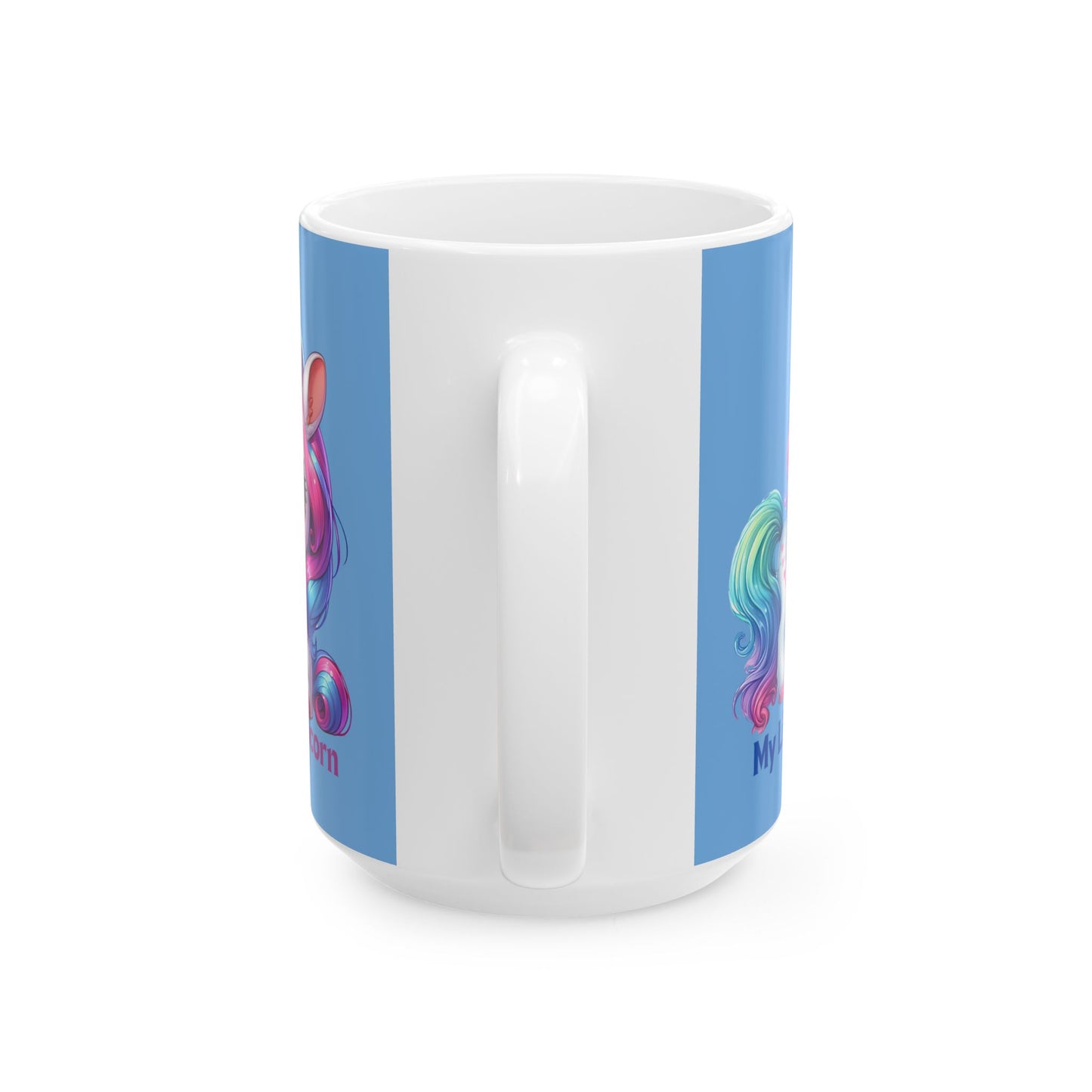 My Little Unicorn Princess Mug 11-15 Ounces Light Blue