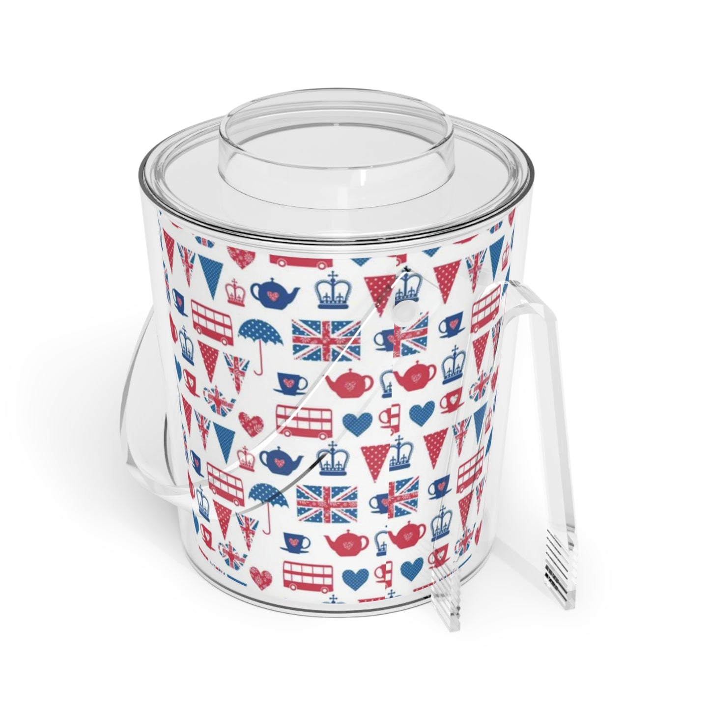 Ice Bucket with Tongs