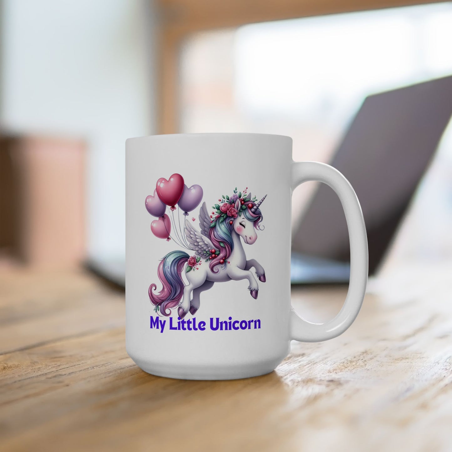 My Little Unicorn Horse Mug 11-15 Ounces White