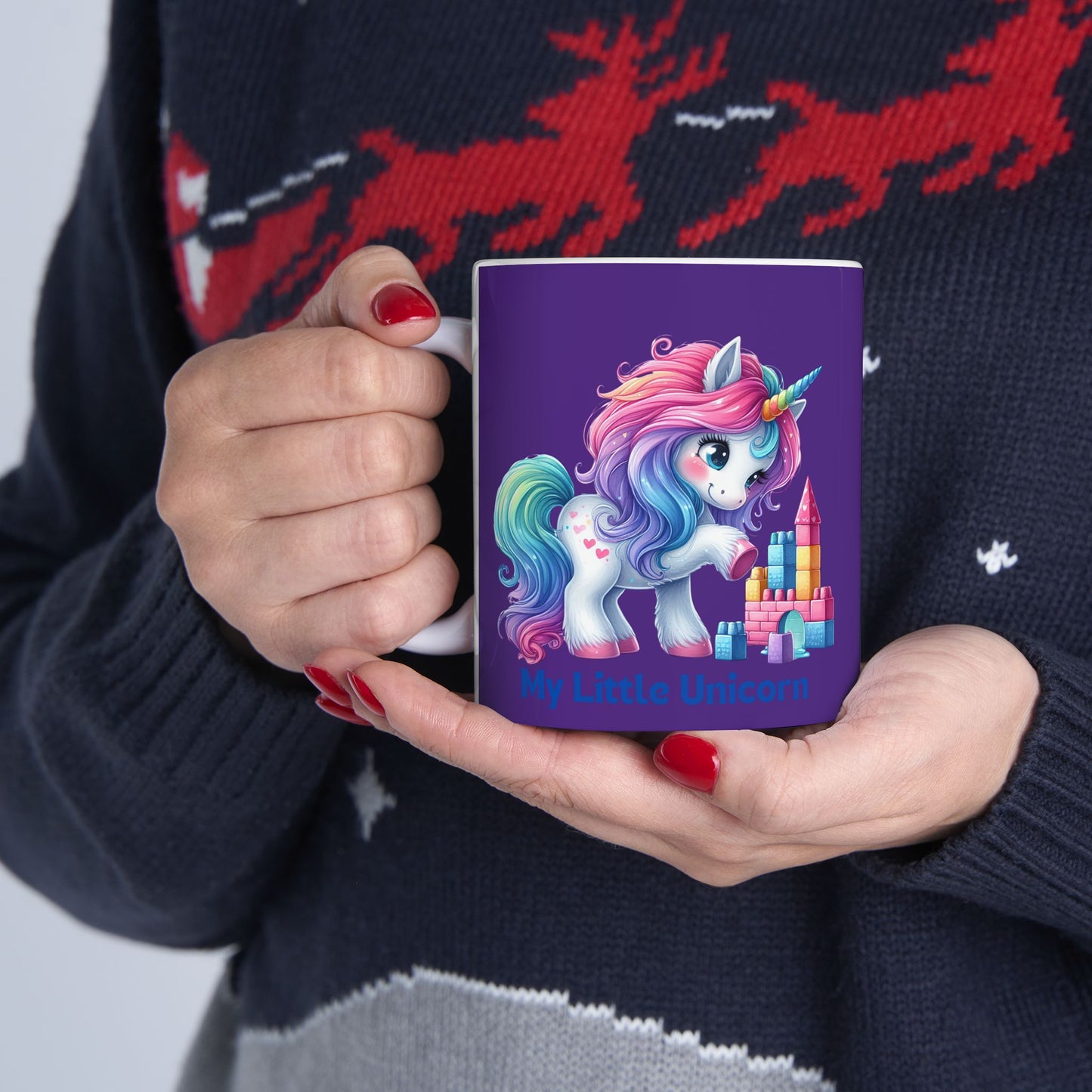 My Little Unicorn Princess Mug 11-15 Ounces Purple