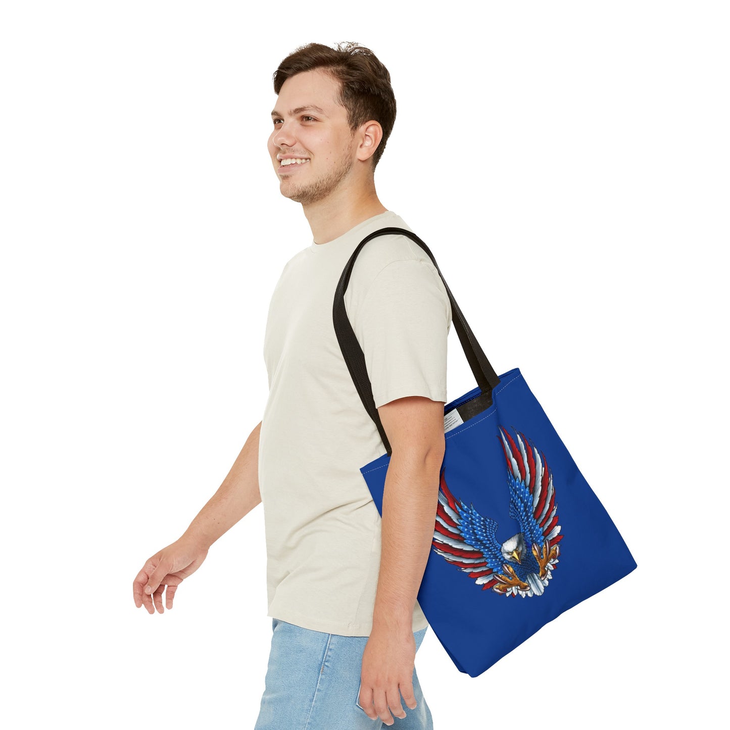 Eagle Usa Tote Bag Dark Blue