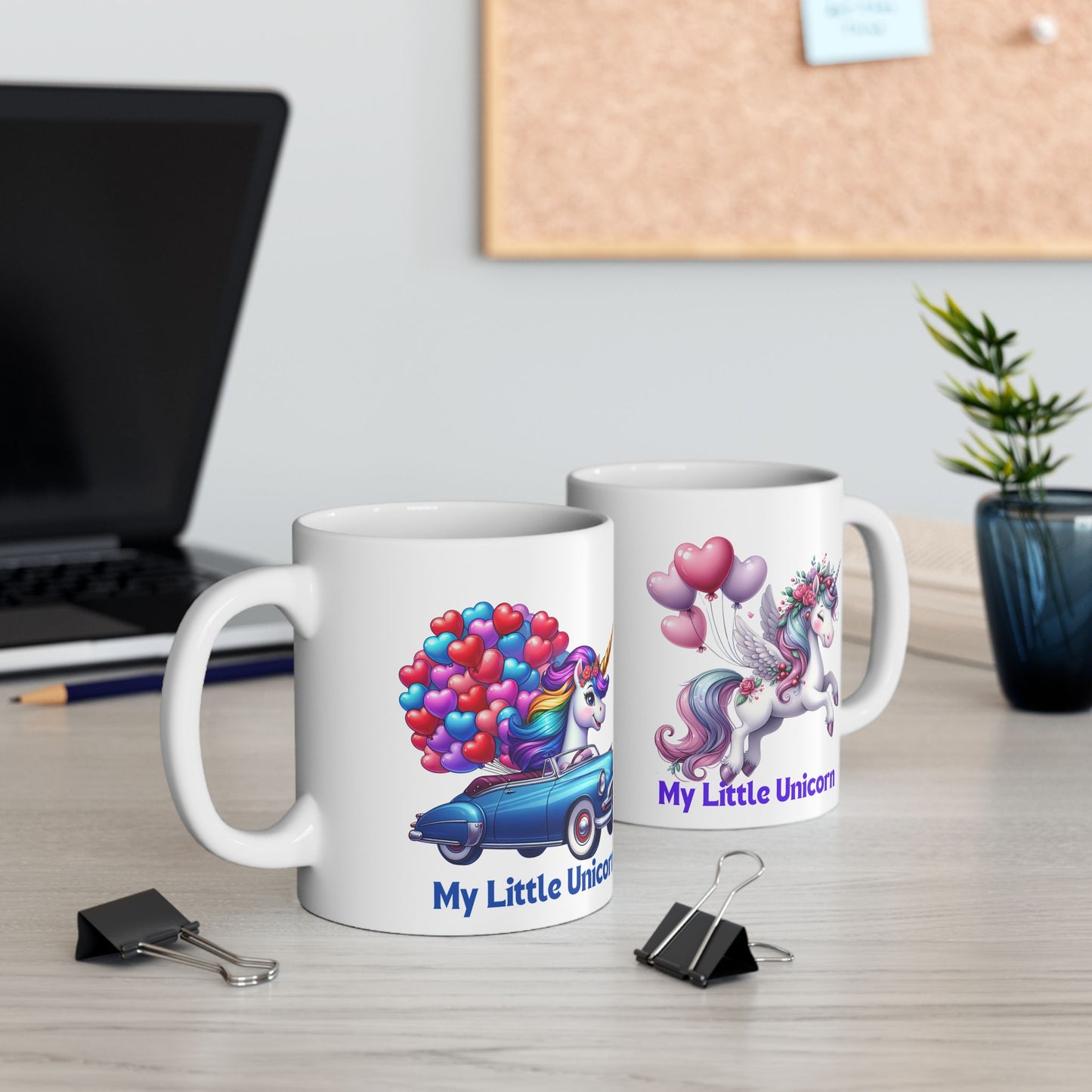 My Little Unicorn Horse Mug 11-15 Ounces White