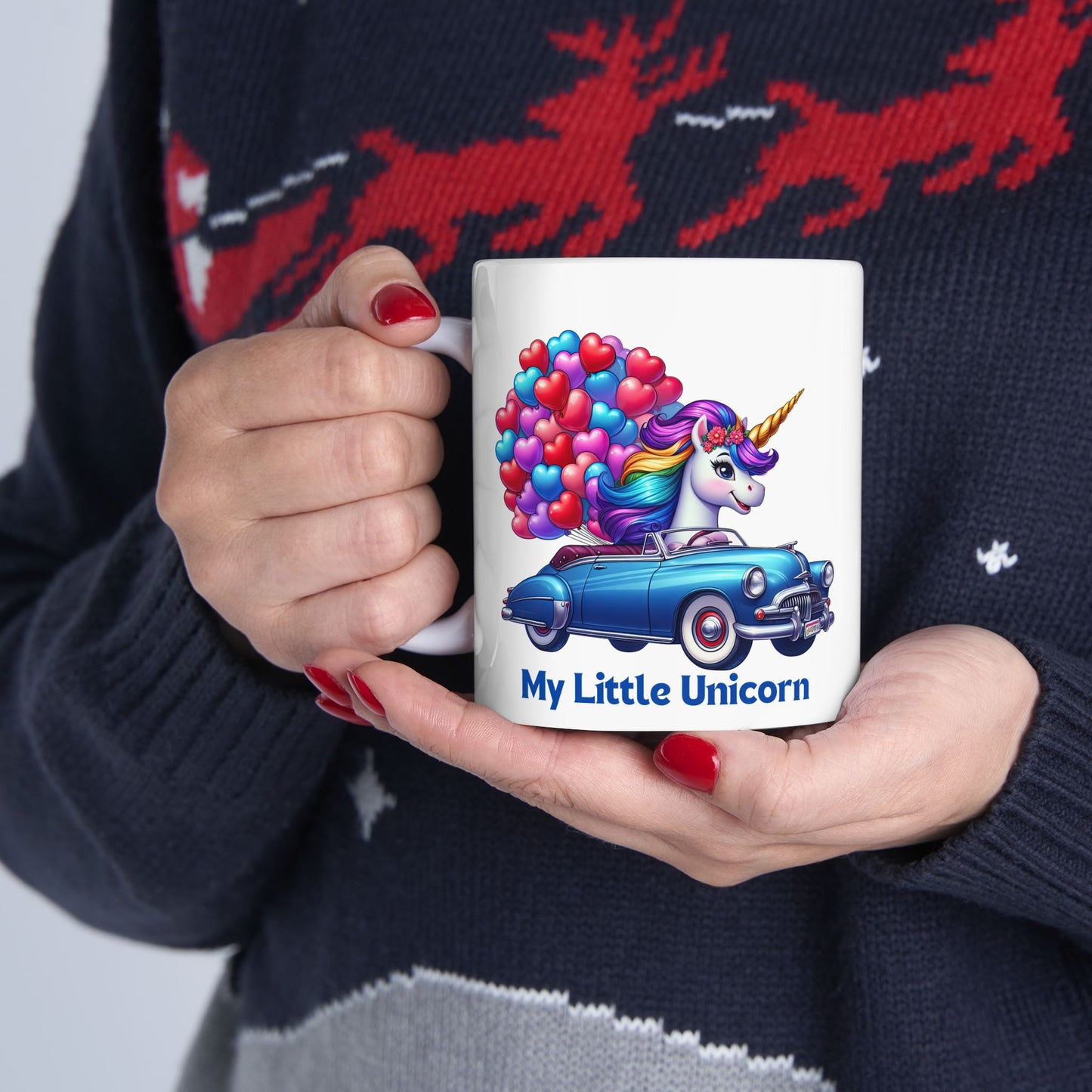 My Little Unicorn Horse Mug 11-15 Ounces White