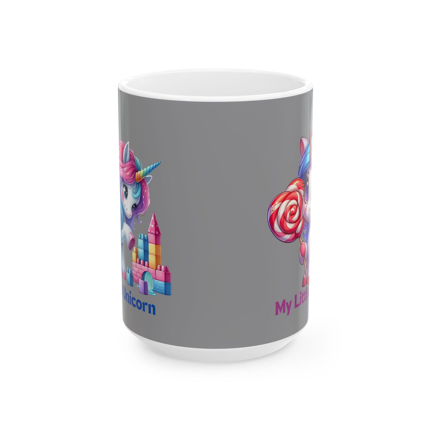 My Little Unicorn Princess Mug 11-15 Ounces Grey