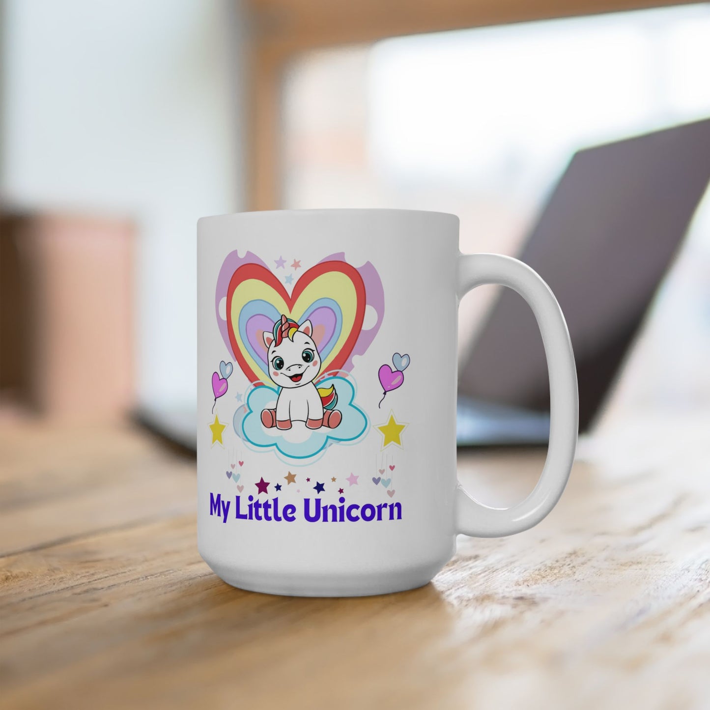 My Little Gold Star Unicorn Mug 11-15 Onces White