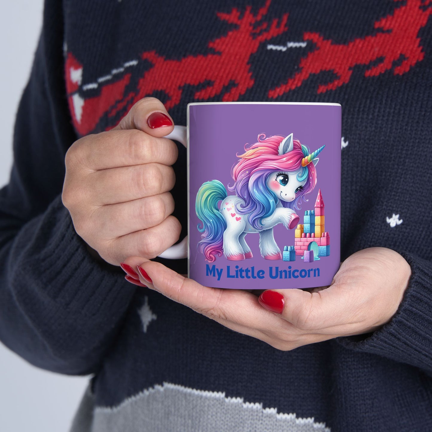 My Little Unicorn Princess Mug 11-15 Ounces Light Purple