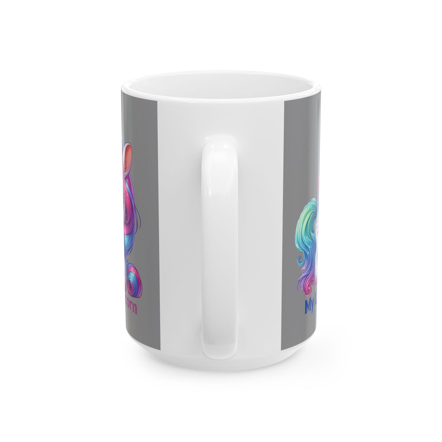 My Little Unicorn Princess Mug 11-15 Ounces Grey