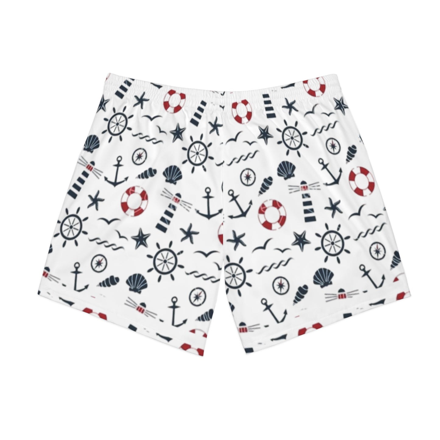 Men's Elastic Beach Shorts (AOP)