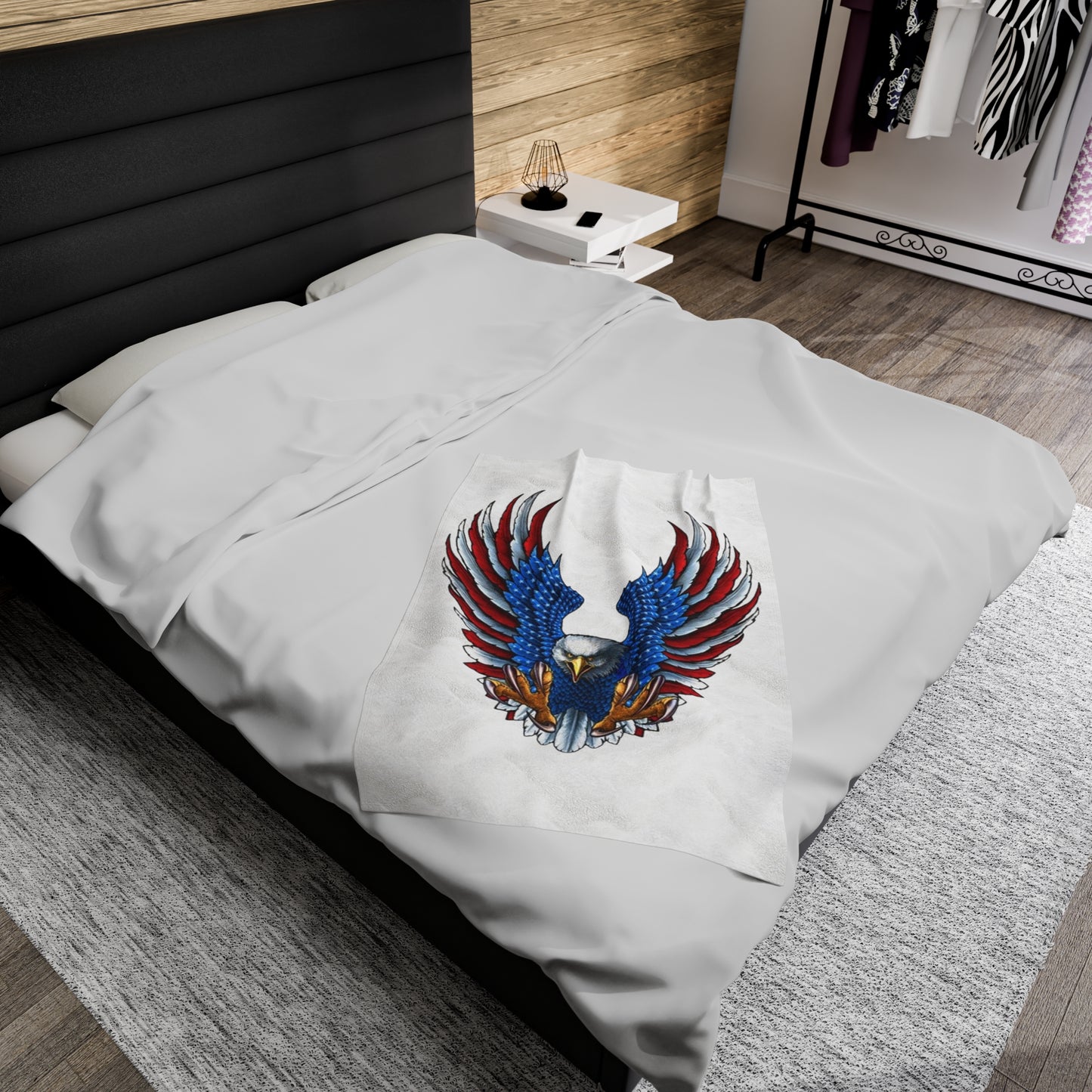 Eagle Usa Blankets White