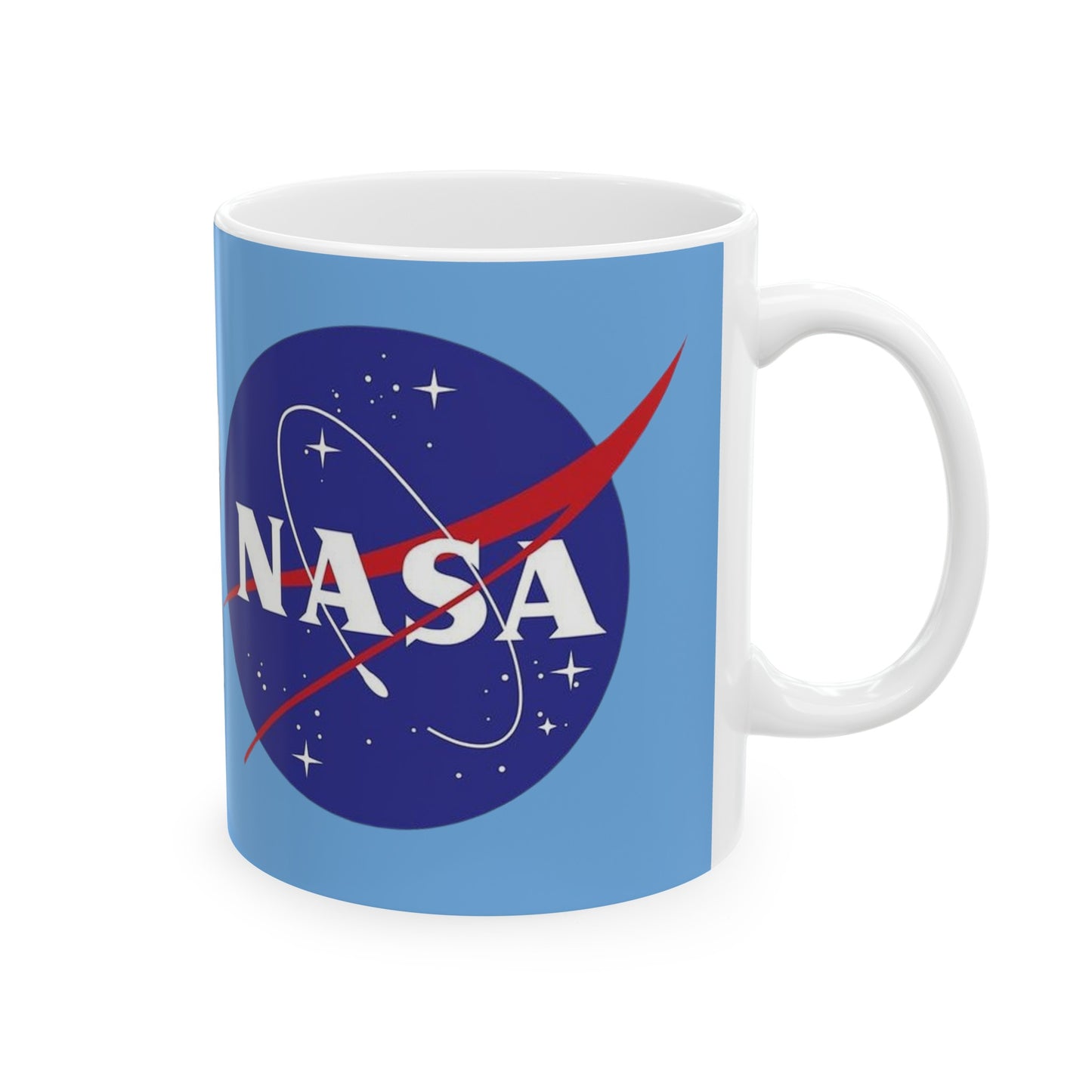Nasa Alien Mug 11 Ounces Light Blue
