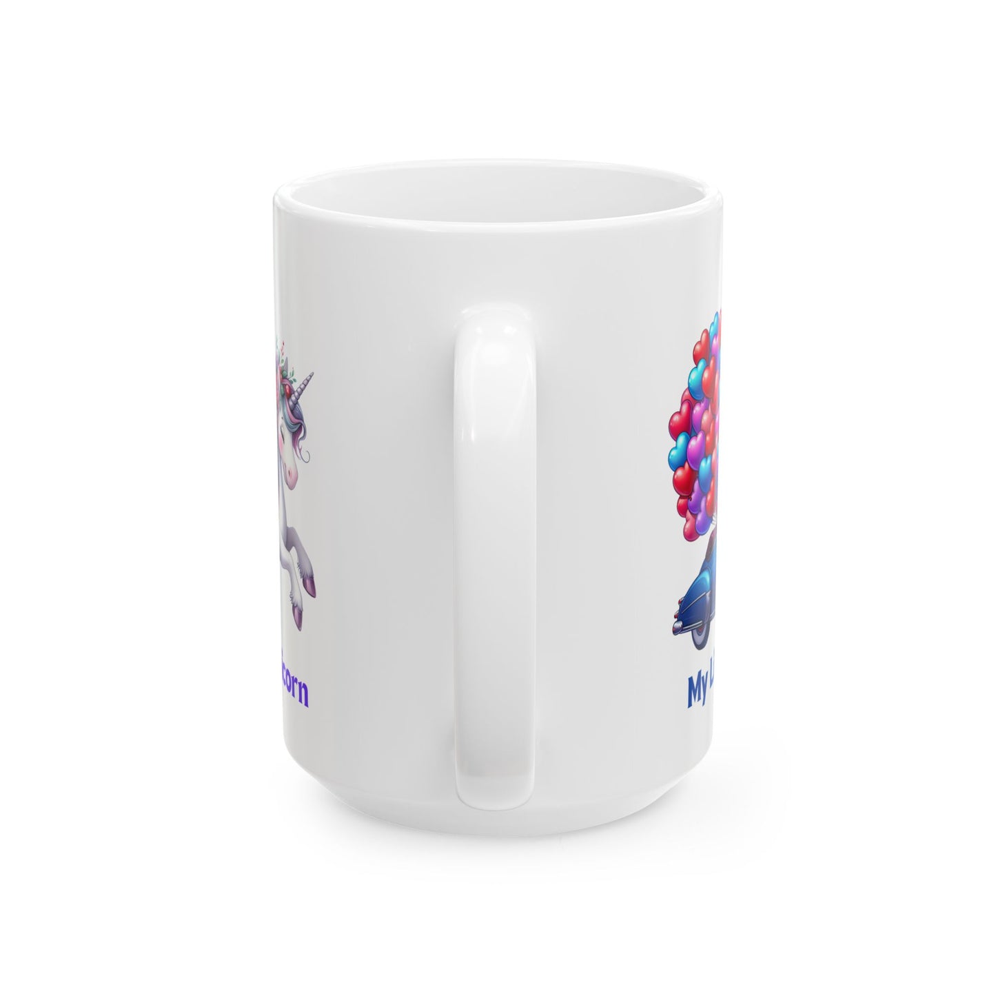 My Little Unicorn Horse Mug 11-15 Ounces White